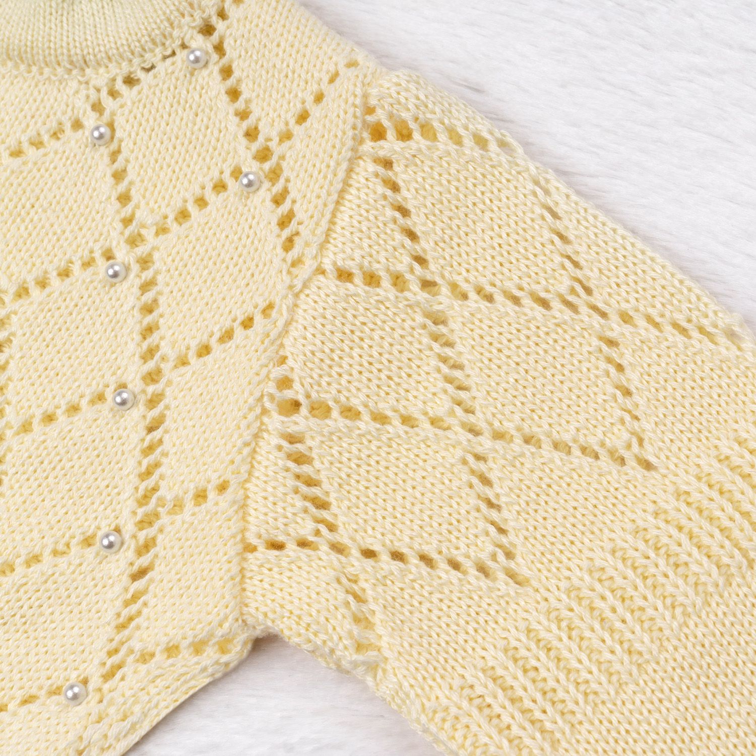 Saída Maternidade Tricot Pérola Duquesa Vermelho 02 Peças