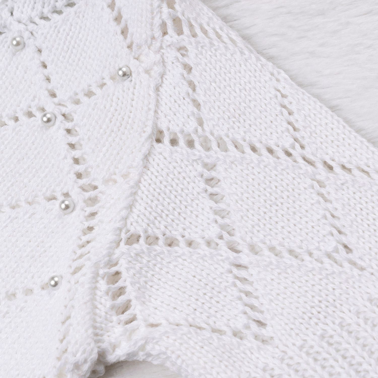 Saída Maternidade Tricot Pérola Duquesa Vermelho 02 Peças