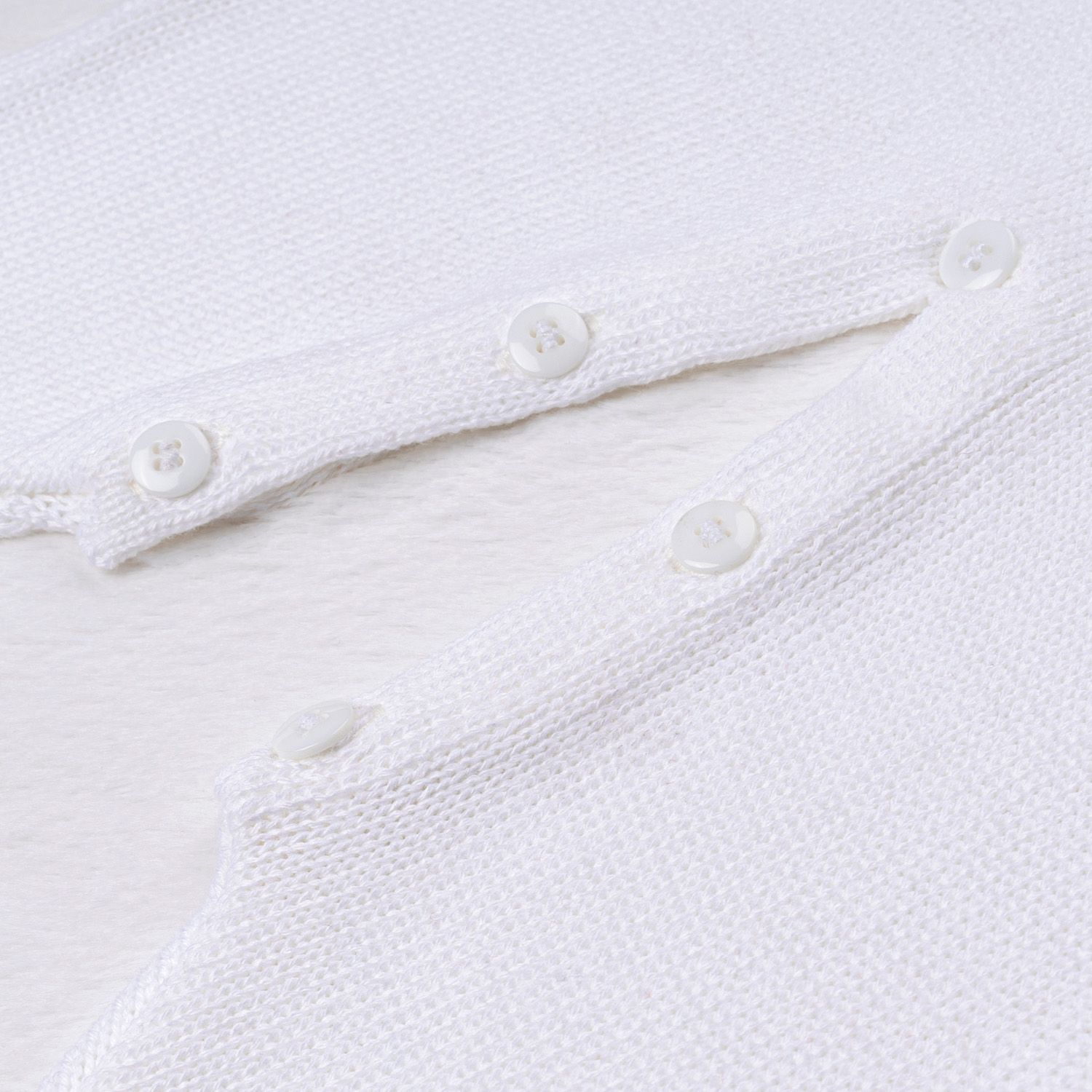 Saída Maternidade Tricot Poá Gola Babado Rosa 02 Peças