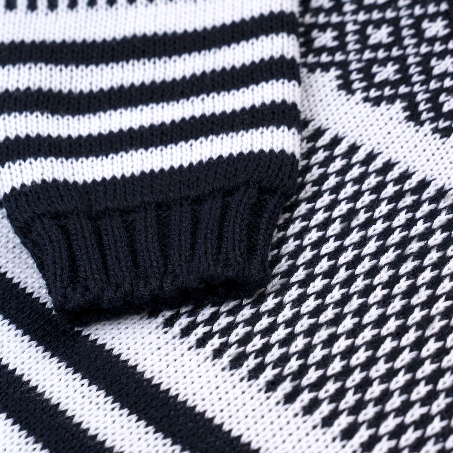 Casaquinho Tricot Geométrico Verde