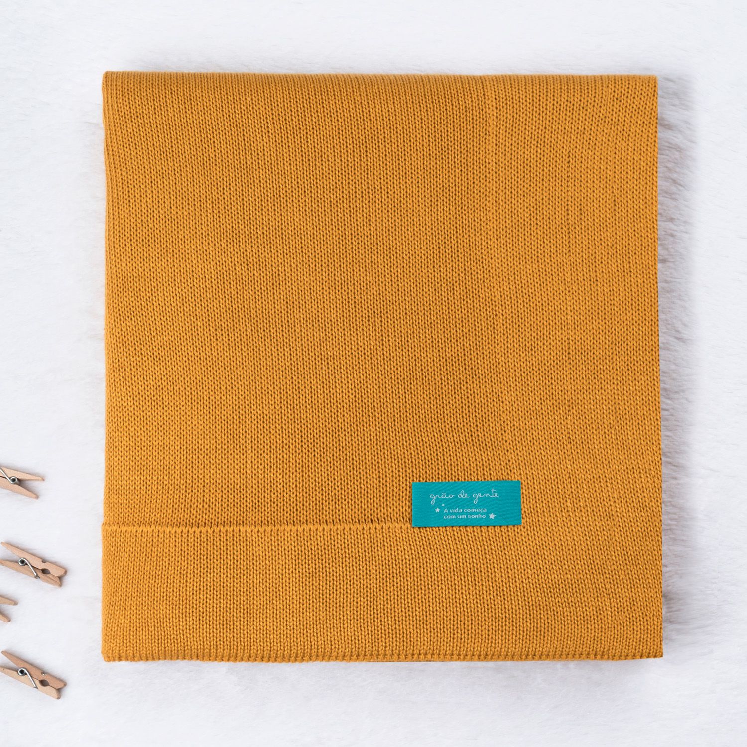 Manta Bebê Tricot Vermelho 80cm