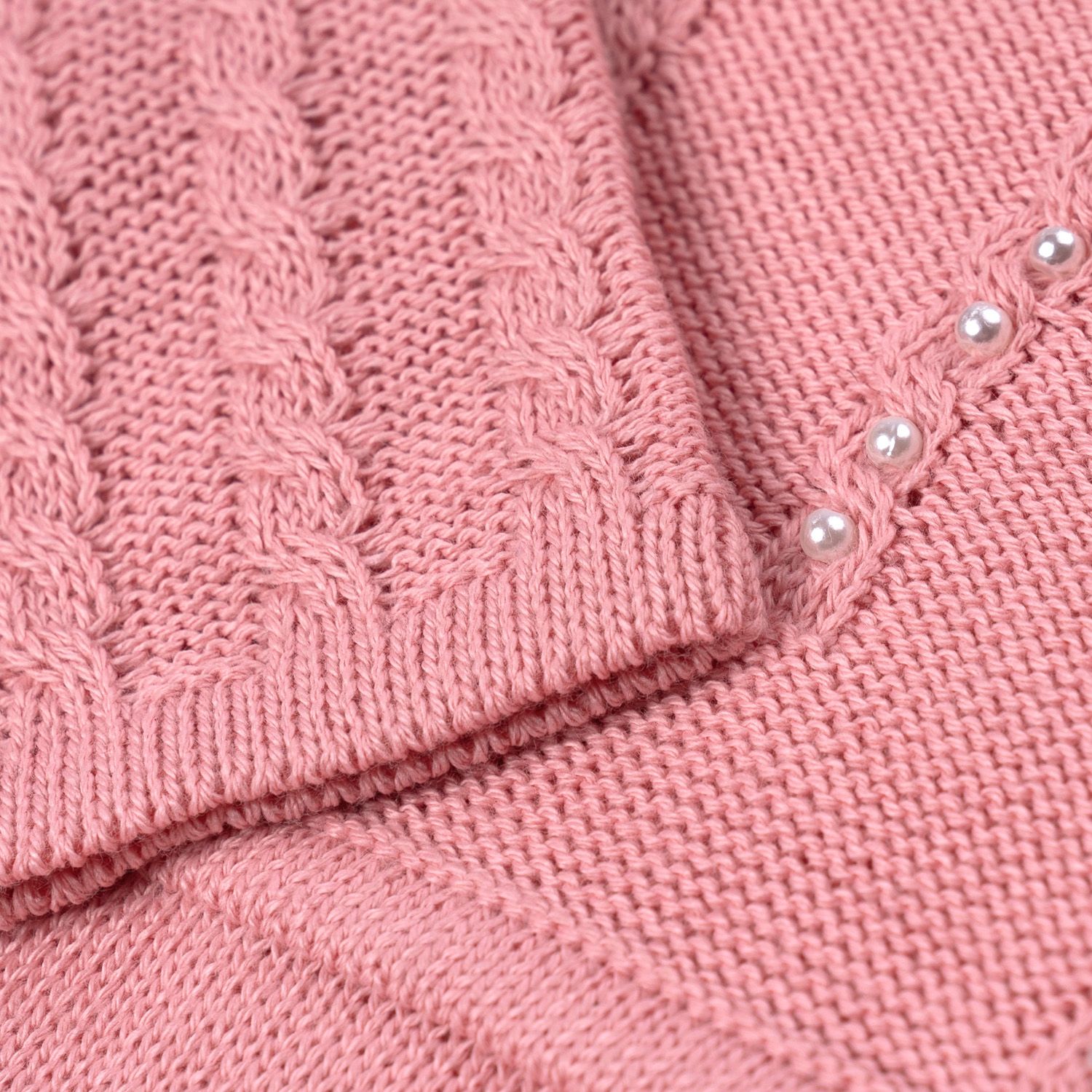 Macacão Tricot Trança Chuva de Pérolas Vermelho