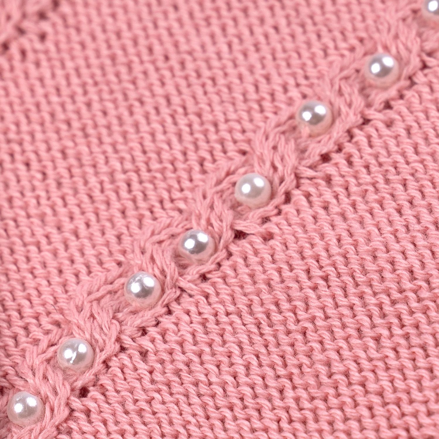 Macacão Tricot Trança Chuva de Pérolas Vermelho