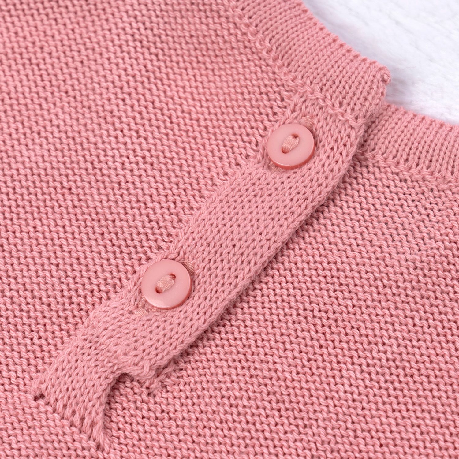 Macacão Tricot Trança Chuva de Pérolas Vermelho