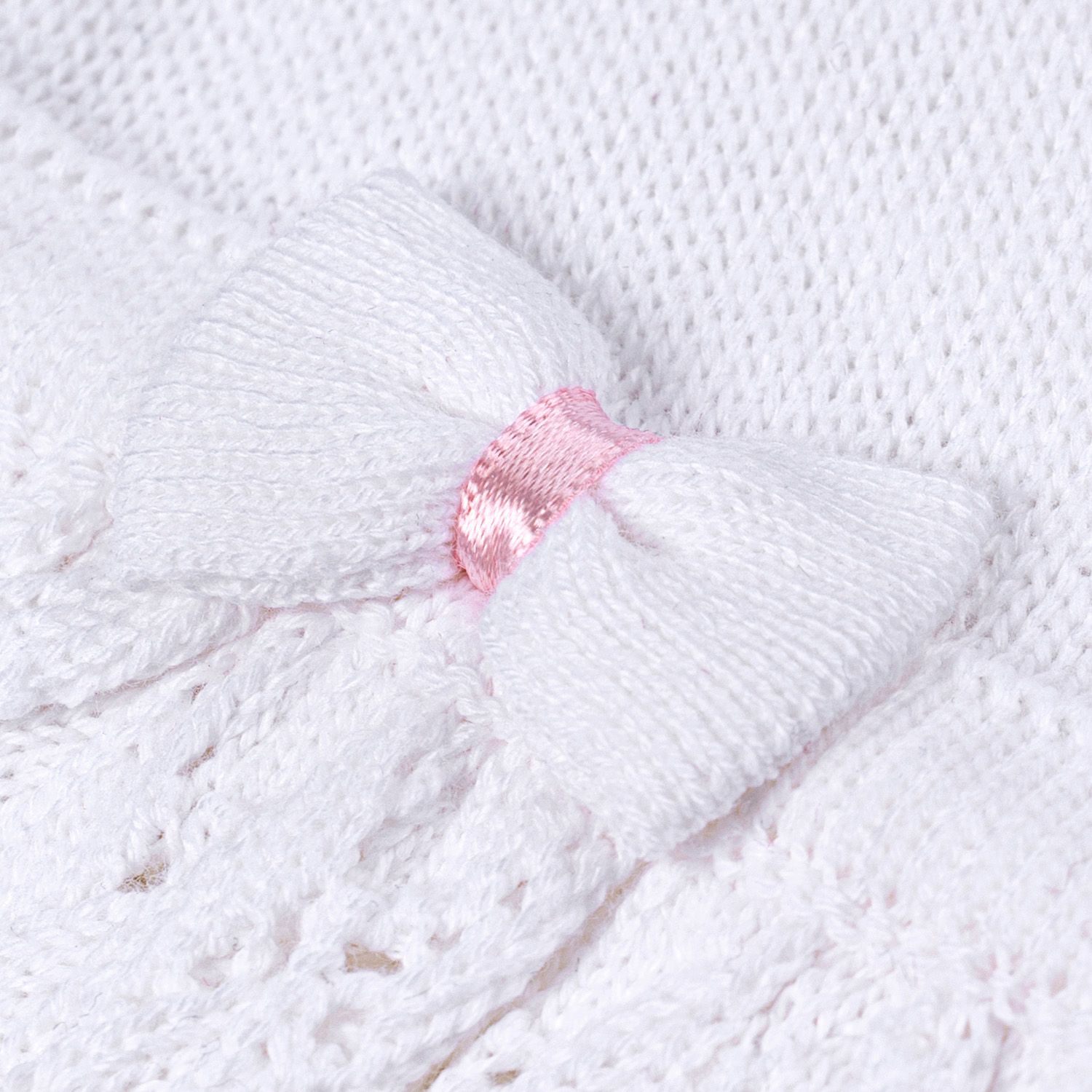 Vestido Tricot Vazado Laços Vermelho