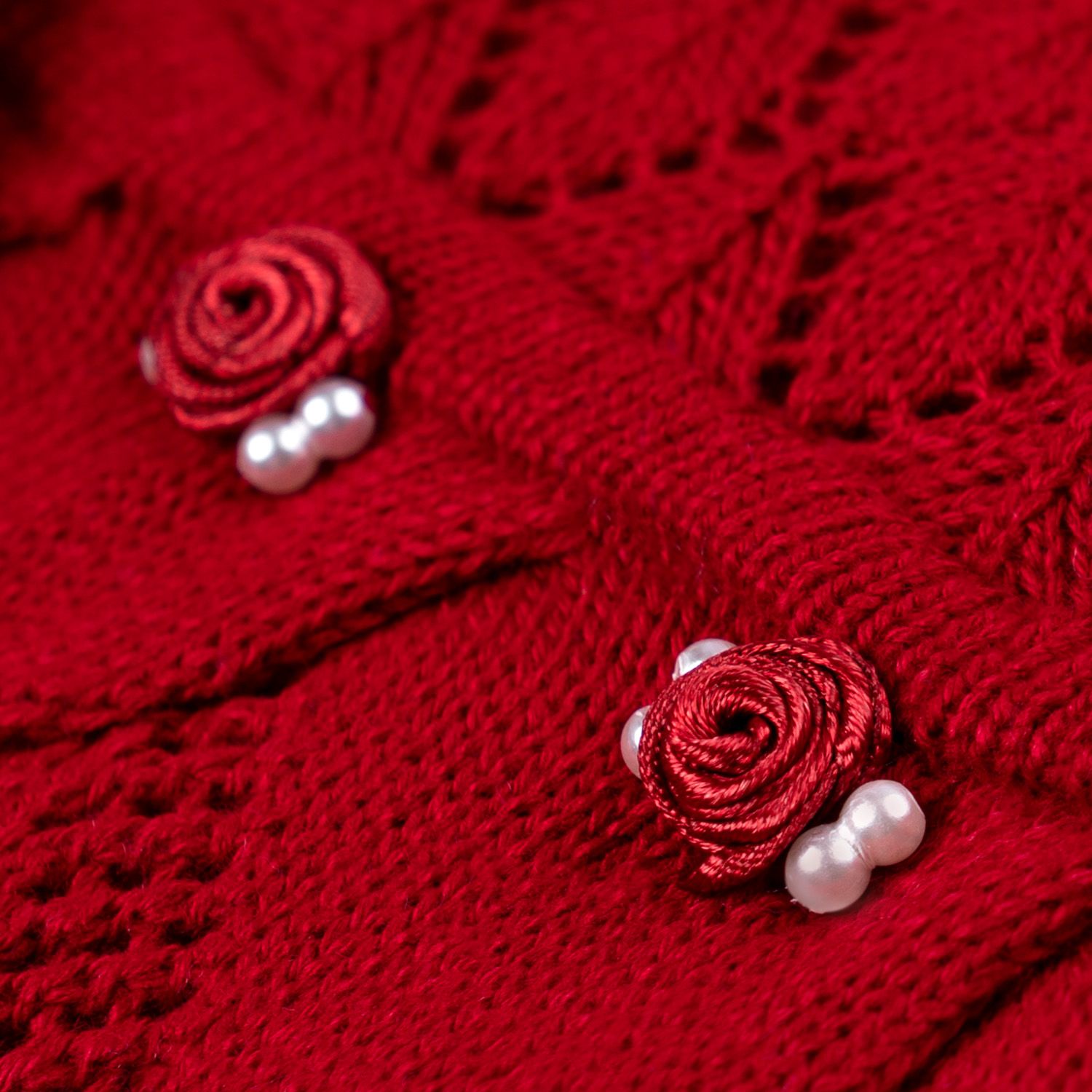 Saída Maternidade Tricot Vestido e Calça Losango Rococó Rosa Chiclete 02 Peças