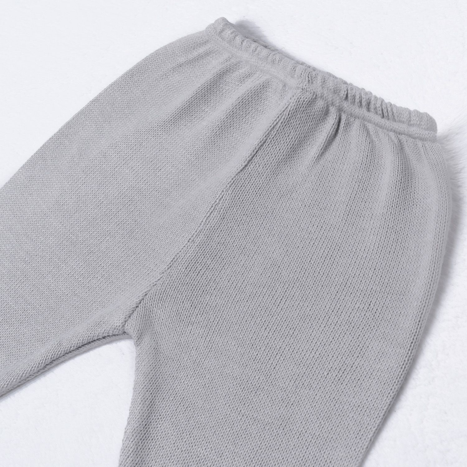 Saída Maternidade Tricot Vestido e Calça Elegance Amarelo 03 Peças