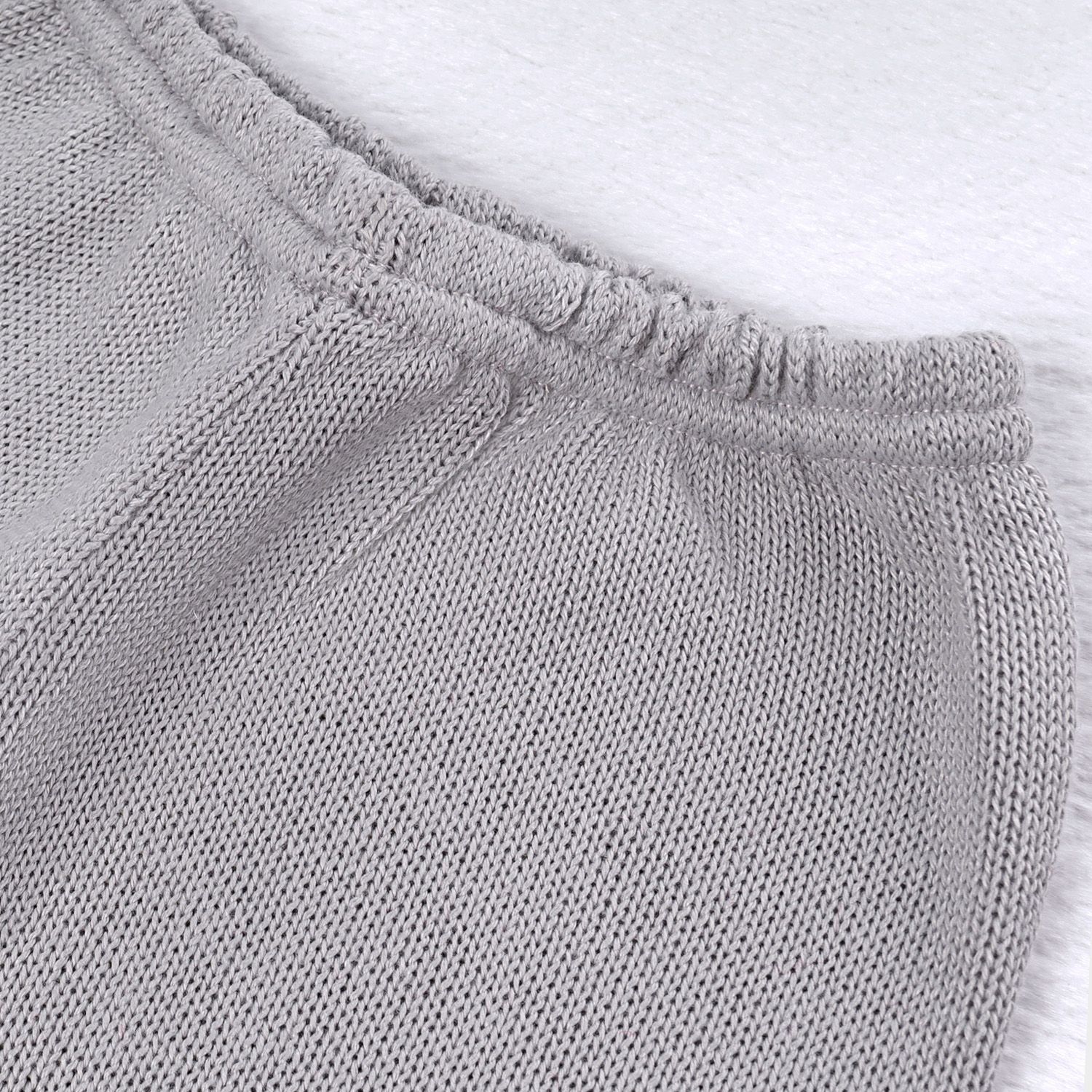 Saída Maternidade Tricot Vestido e Calça Elegance Amarelo 03 Peças