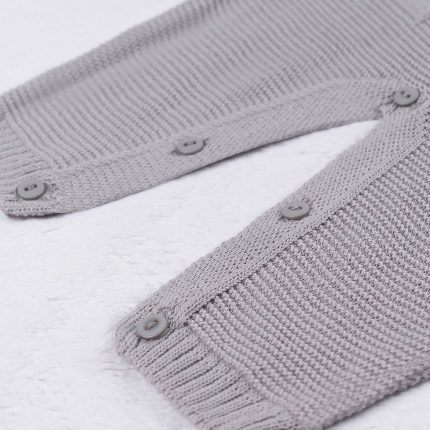 Macacão Tricot Bolsinhos Azul Marinho