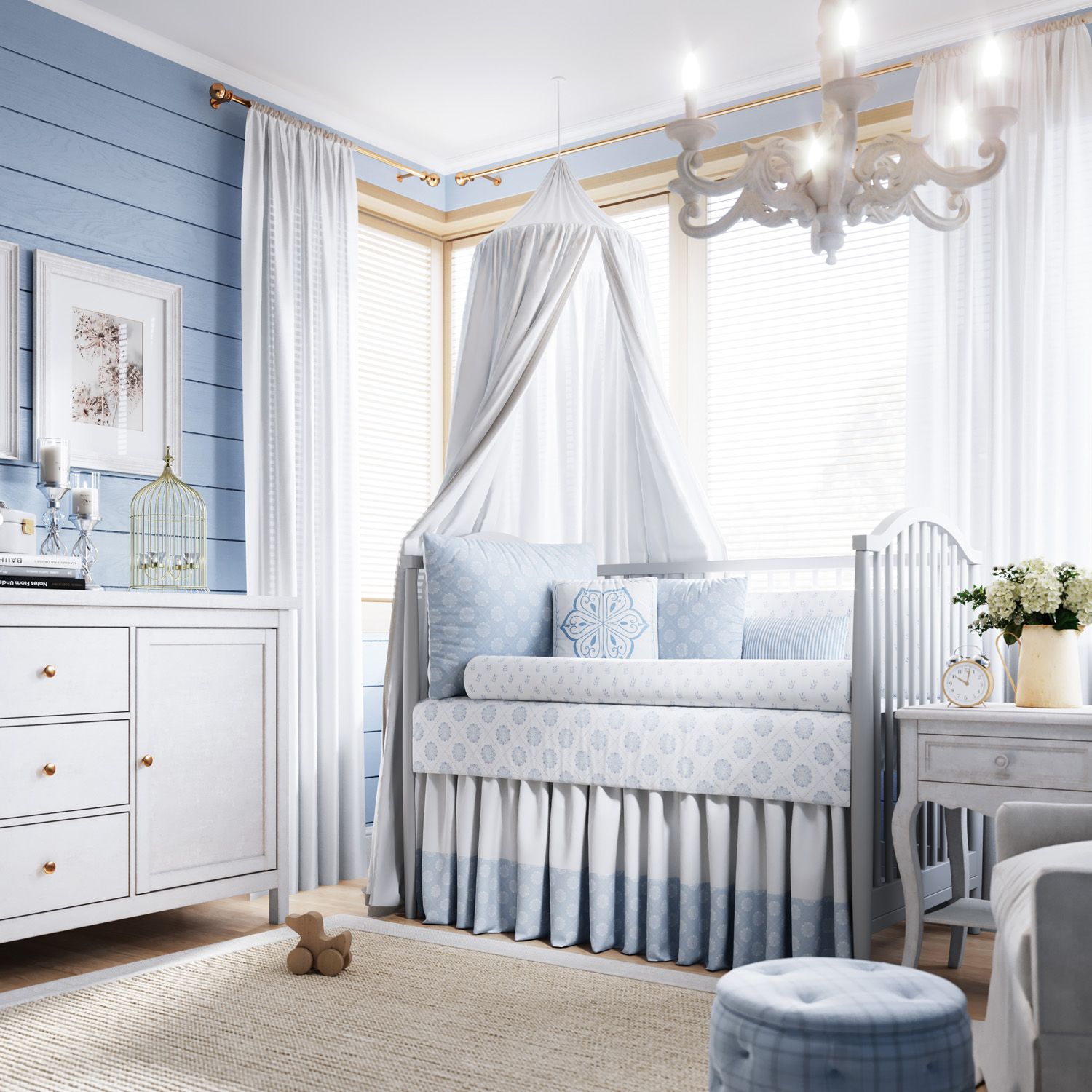 Kit Berço Mandala Vintage