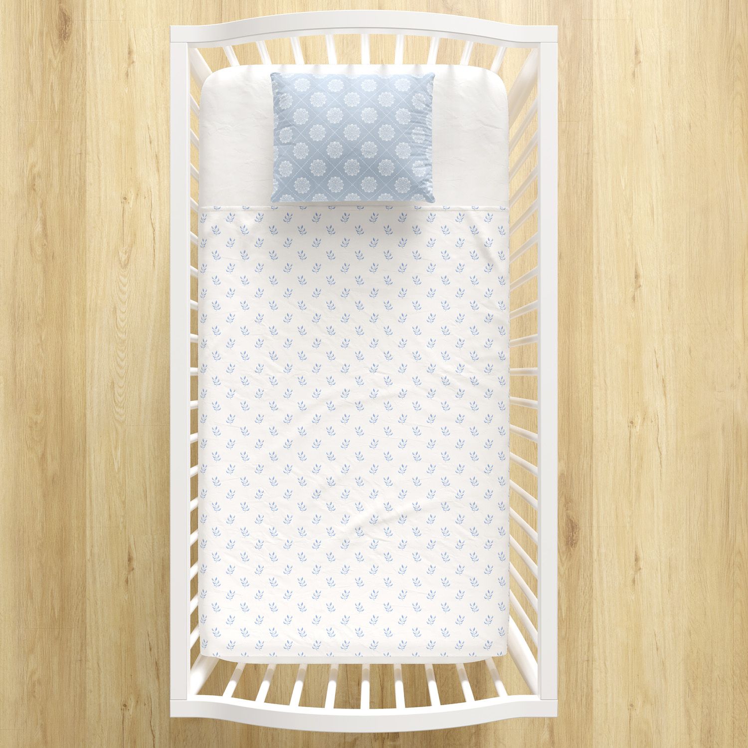 Jogo de Lençol Berço Mandala Vintage 3 Peças