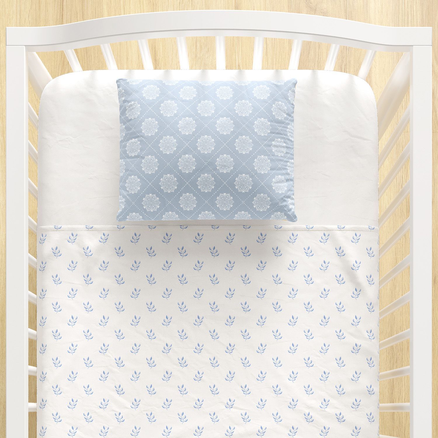 Jogo de Lençol Berço Mandala Vintage 3 Peças