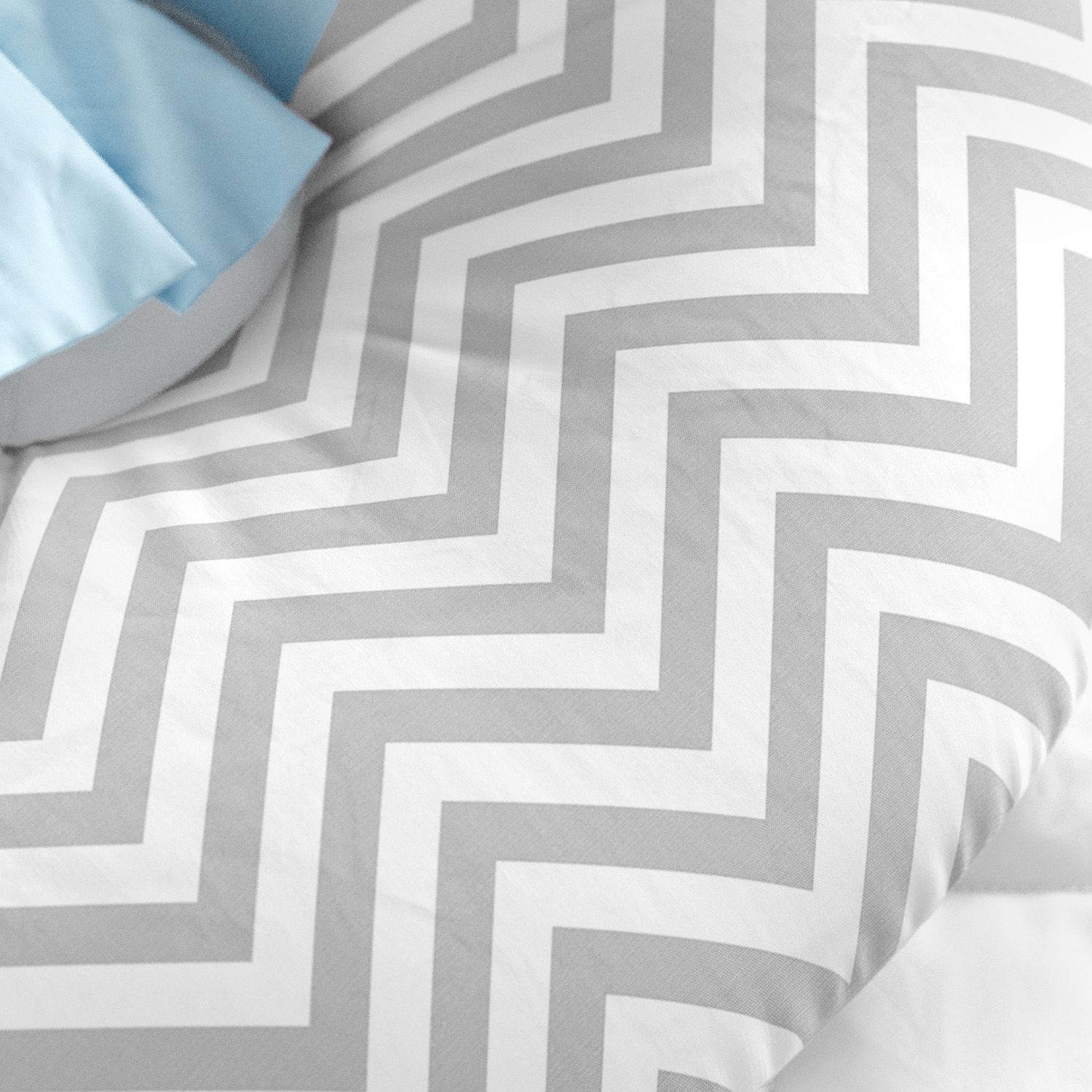 Almofada Amamentação Vermelho Chevron com Laço