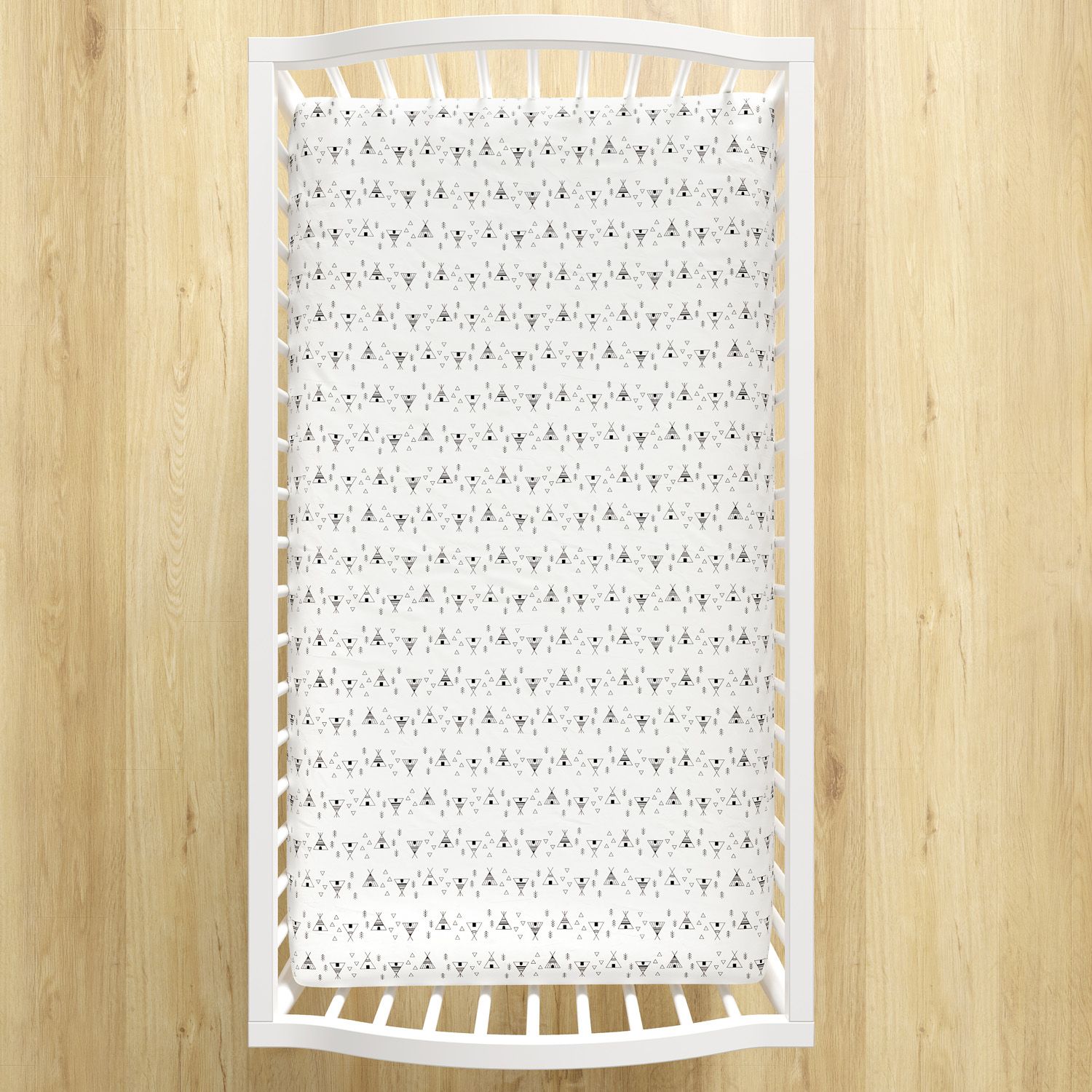 Lençol Berço com Elástico Cabana Escandinava