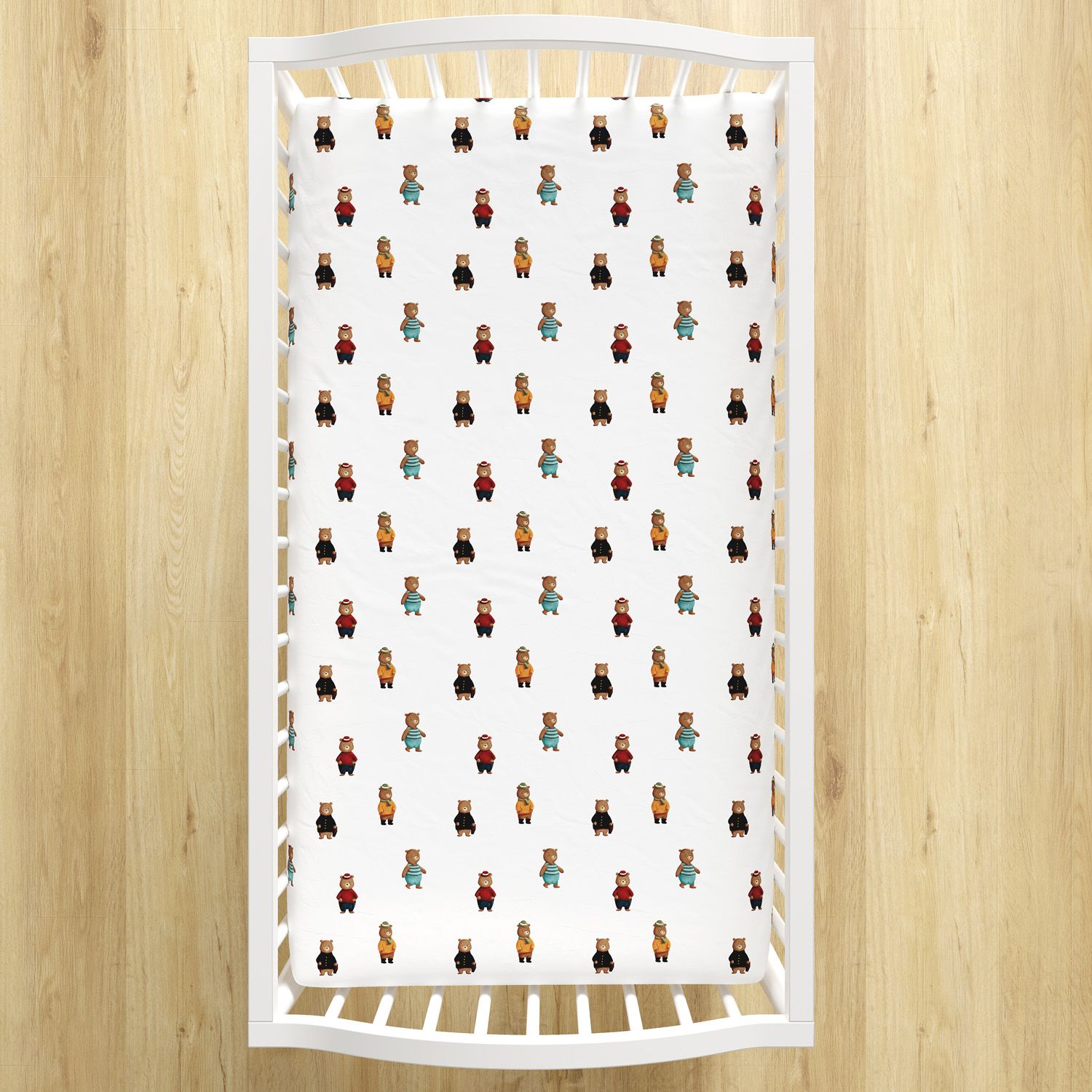 Lençol Berço com Elástico Teddy Pelo Mundo