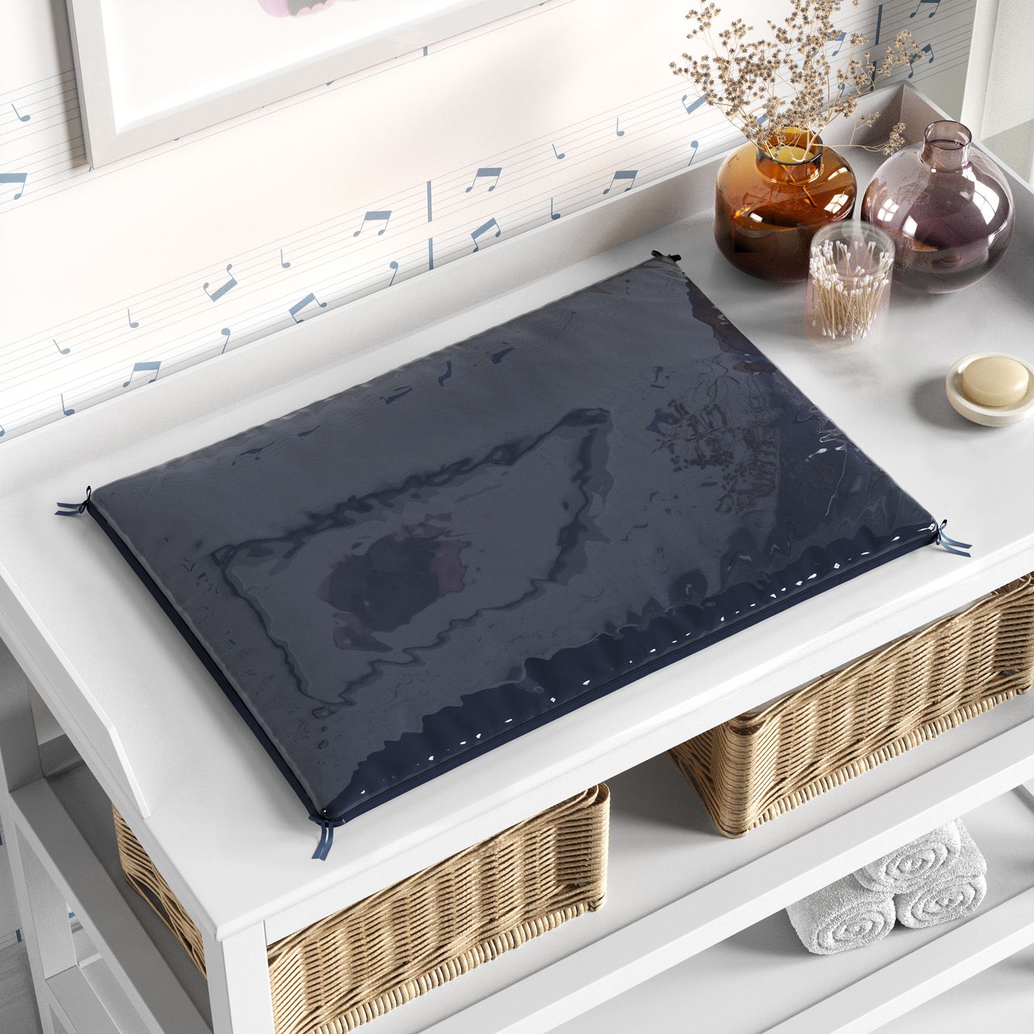 Trocador de Fraldas Clean Amarelo Mostarda 65cm