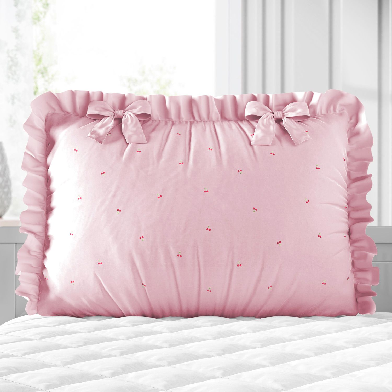 Kit Berço Cerejinhas Rosa