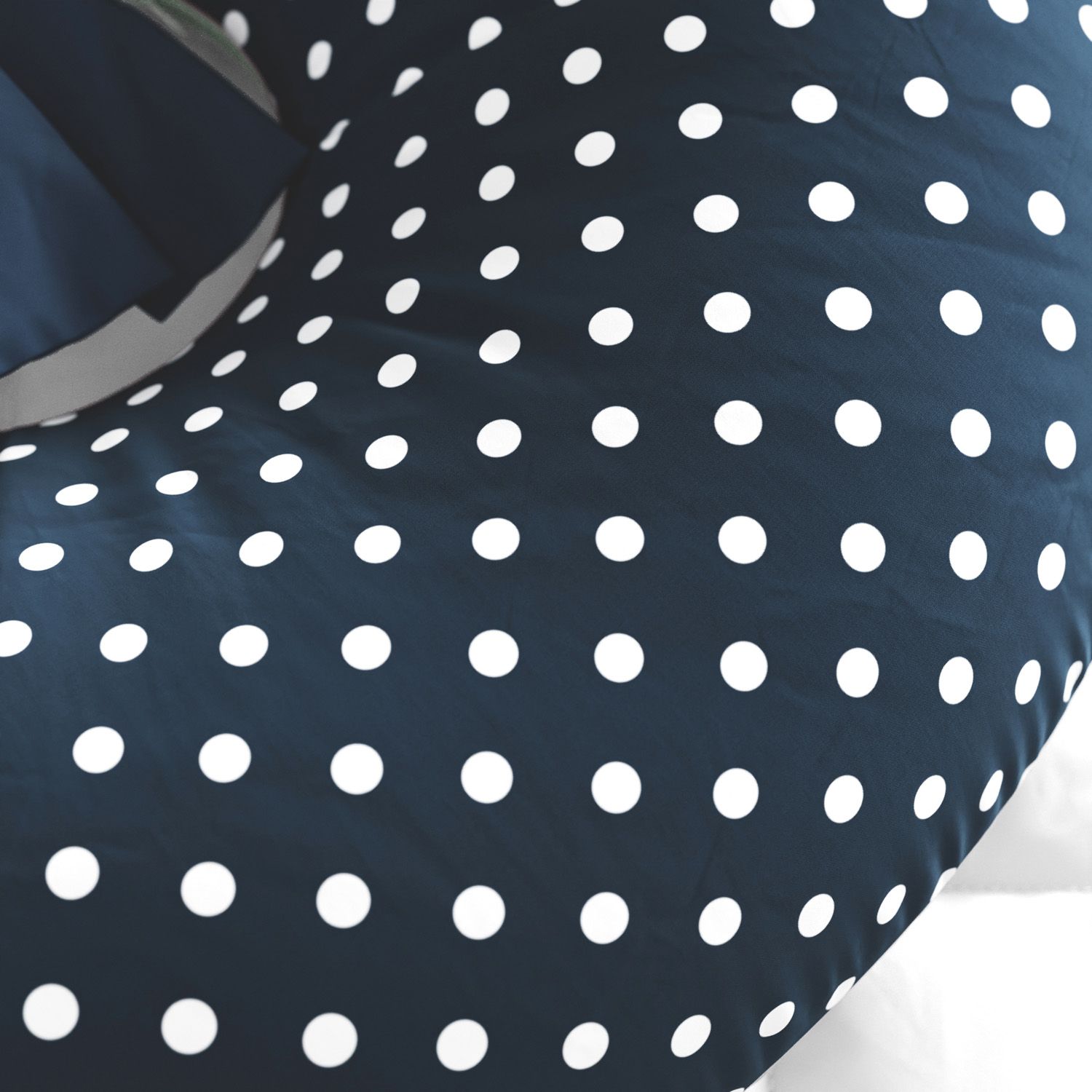 Almofada Amamentação Poá Verde com Laço