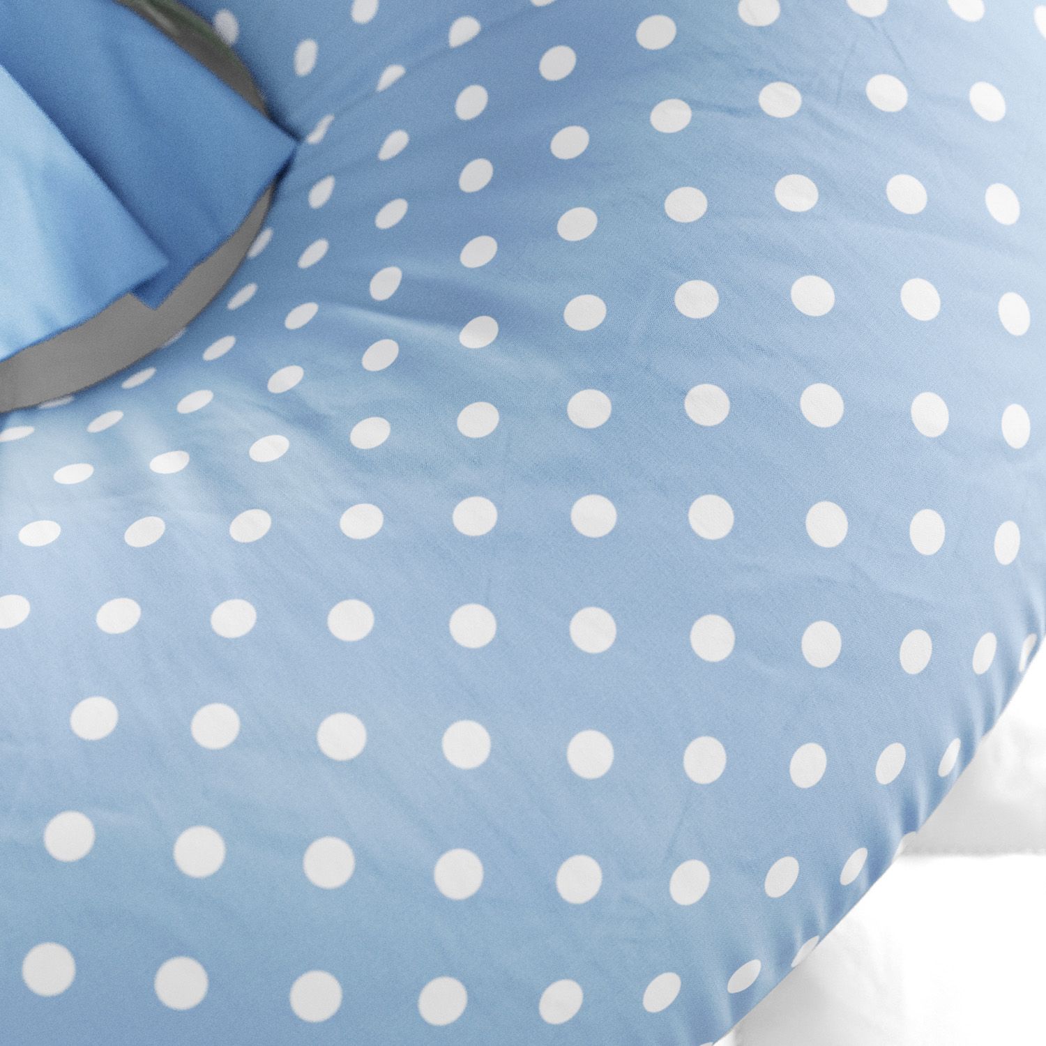 Almofada Amamentação Poá Verde com Laço