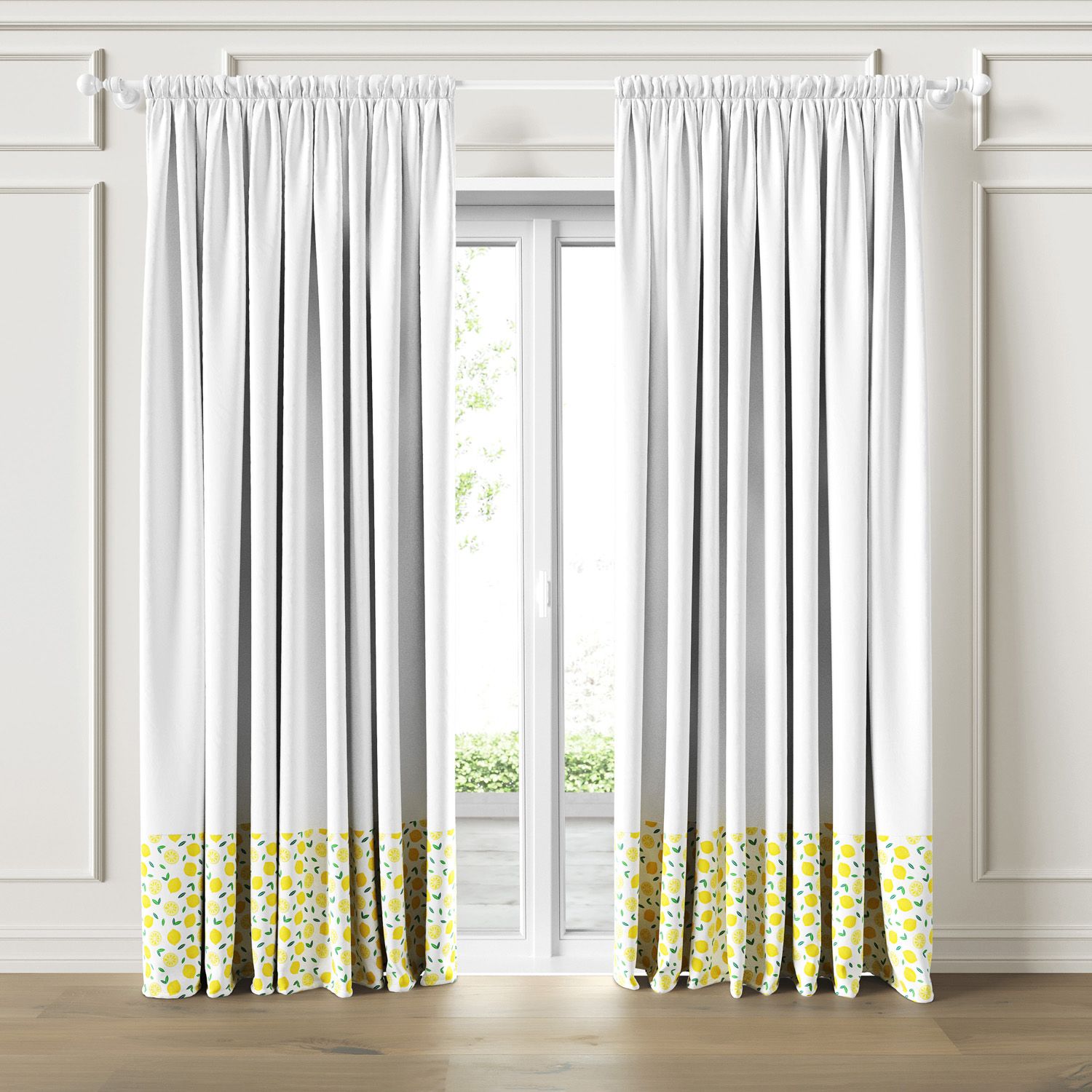 Cortina Infantil e Bebê Limão Siciliano