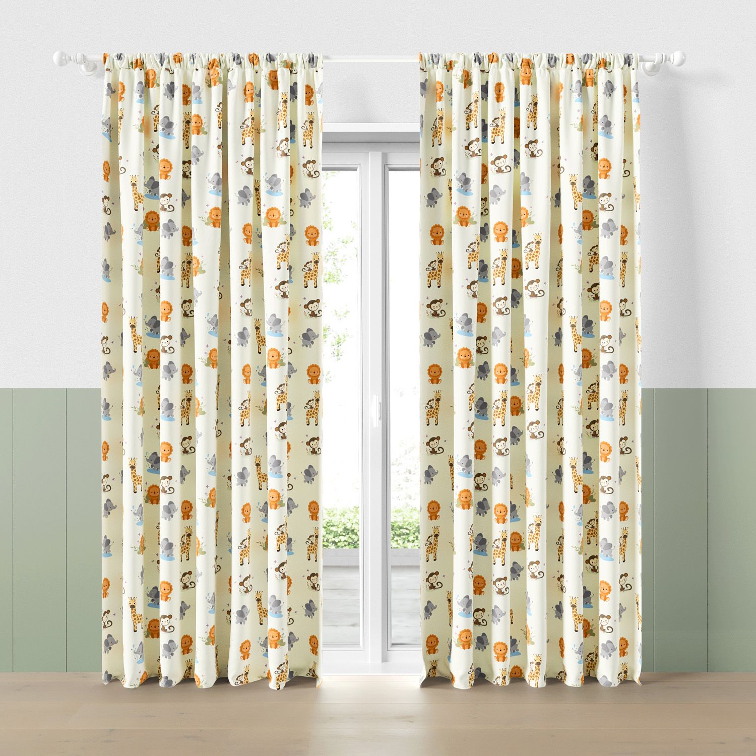 Cortina Infantil e Bebê Selva Baby 2,30m