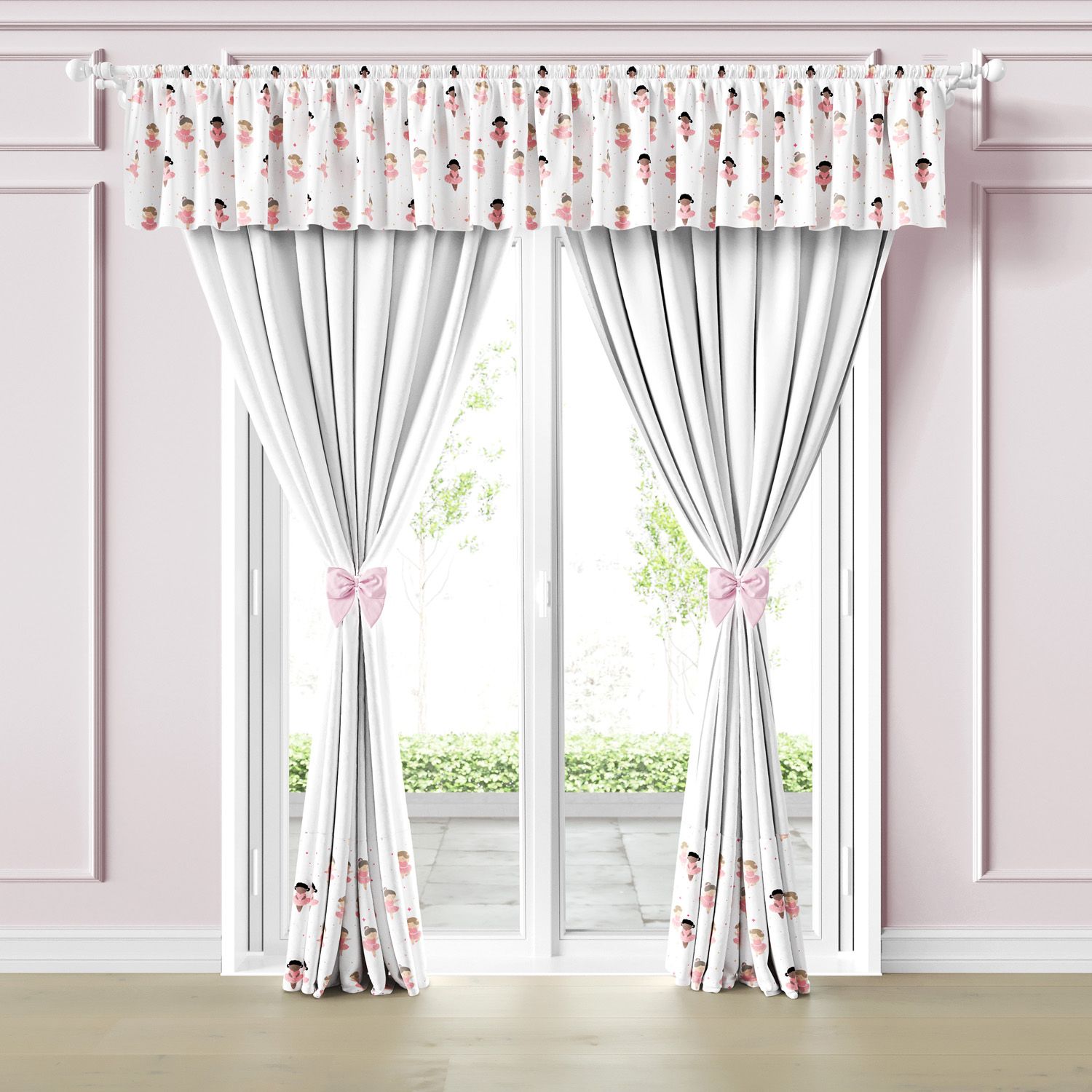 Cortina Infantil e Bebê Bailarinas Baby