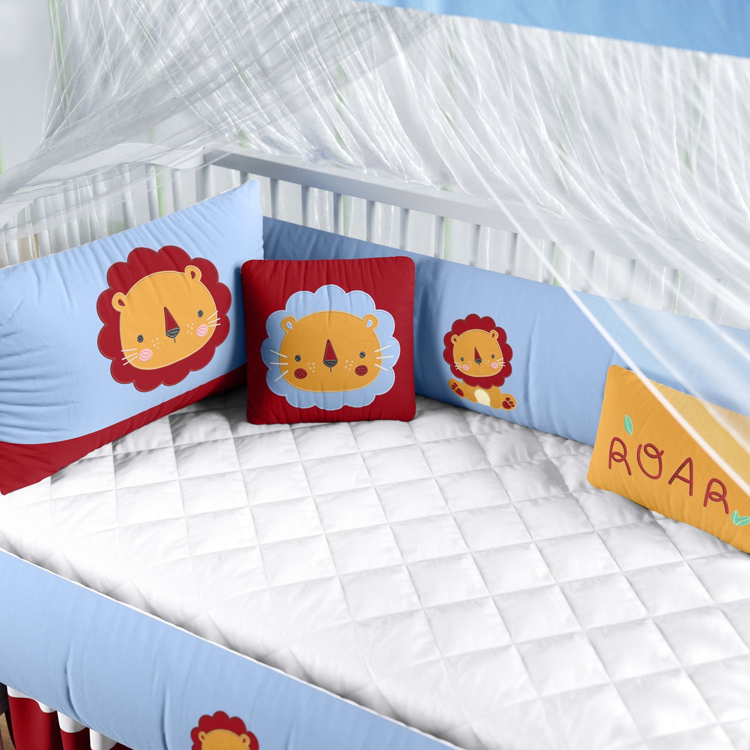 Kit Berço Carinha de Leão