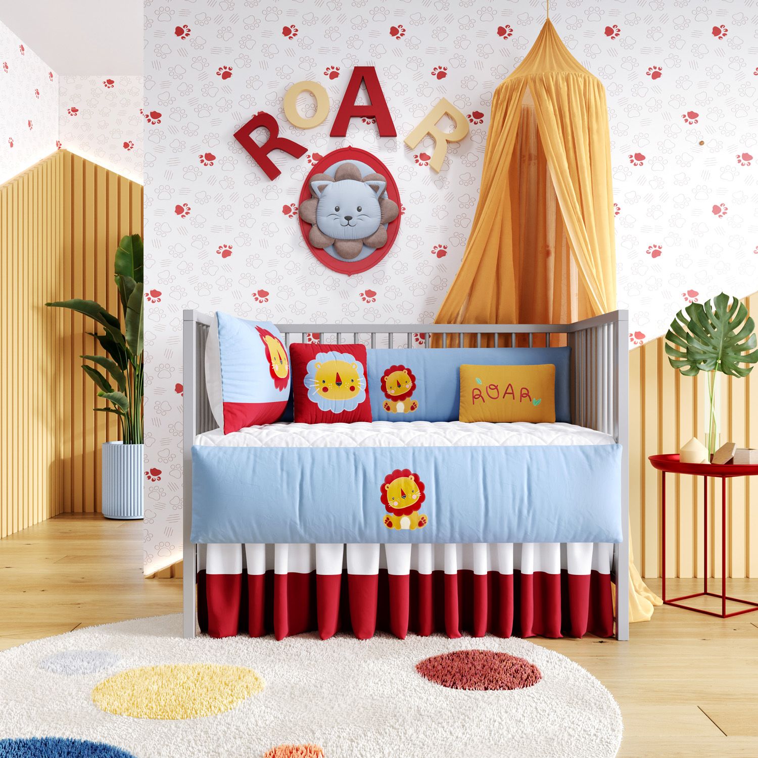 Kit Berço Carinha de Leão