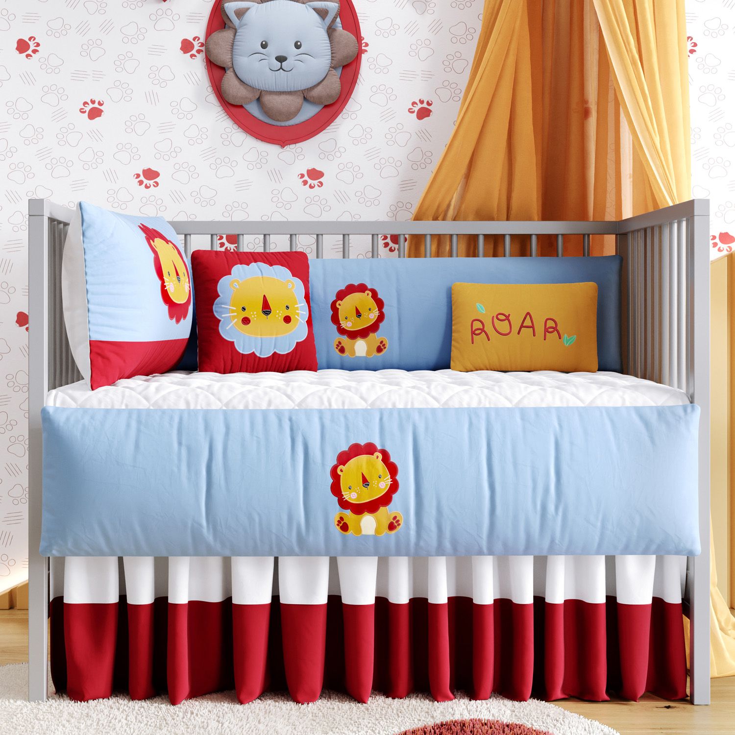 Kit Berço Carinha de Leão