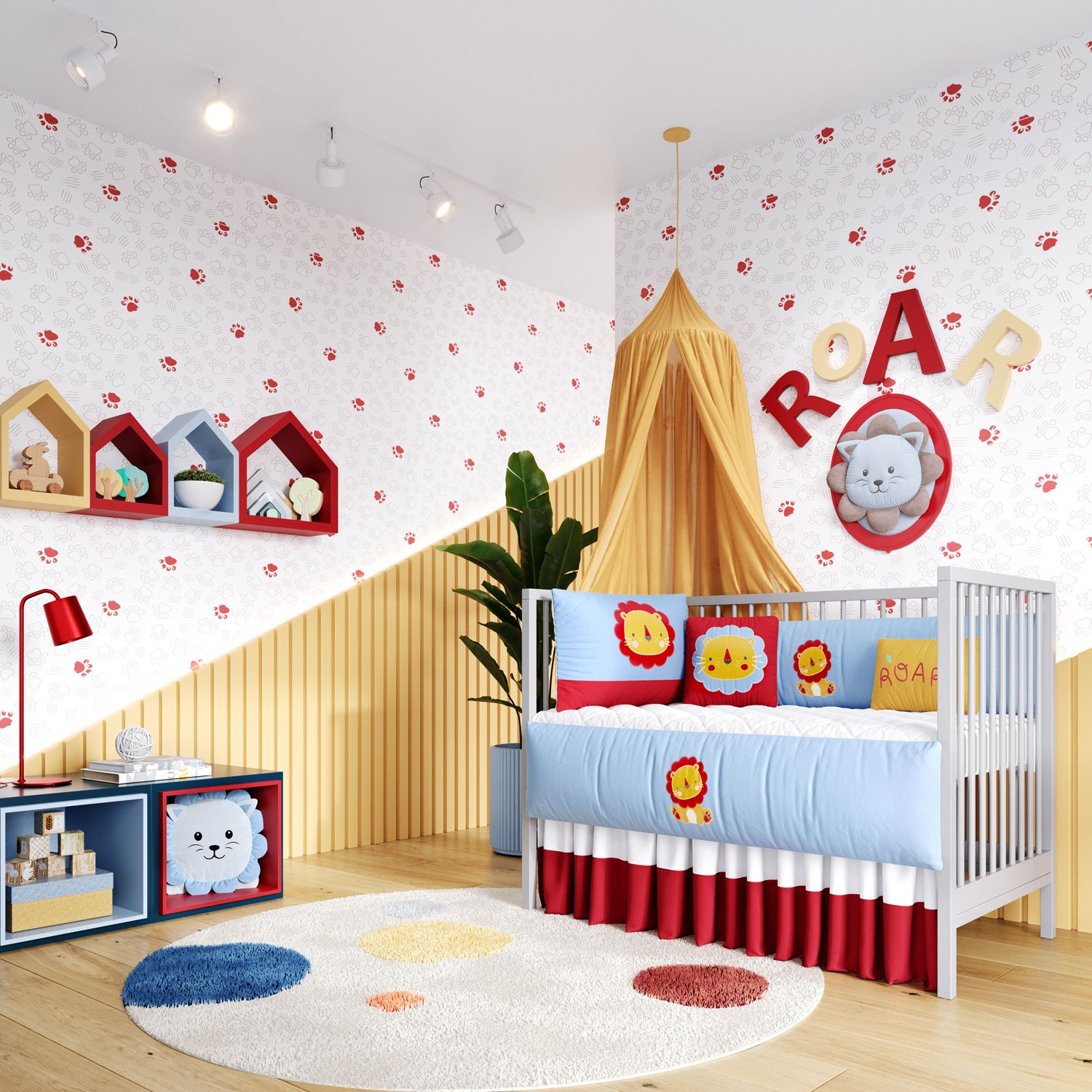 Kit Berço Carinha de Leão