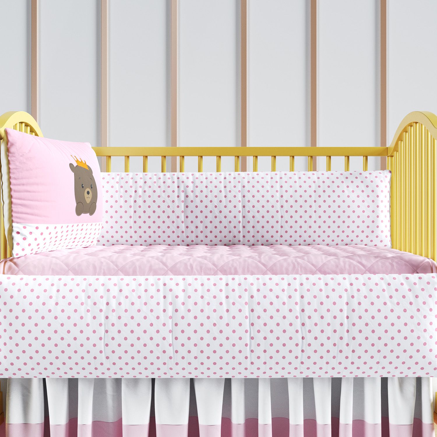 Kit Berço Ursa Princesa