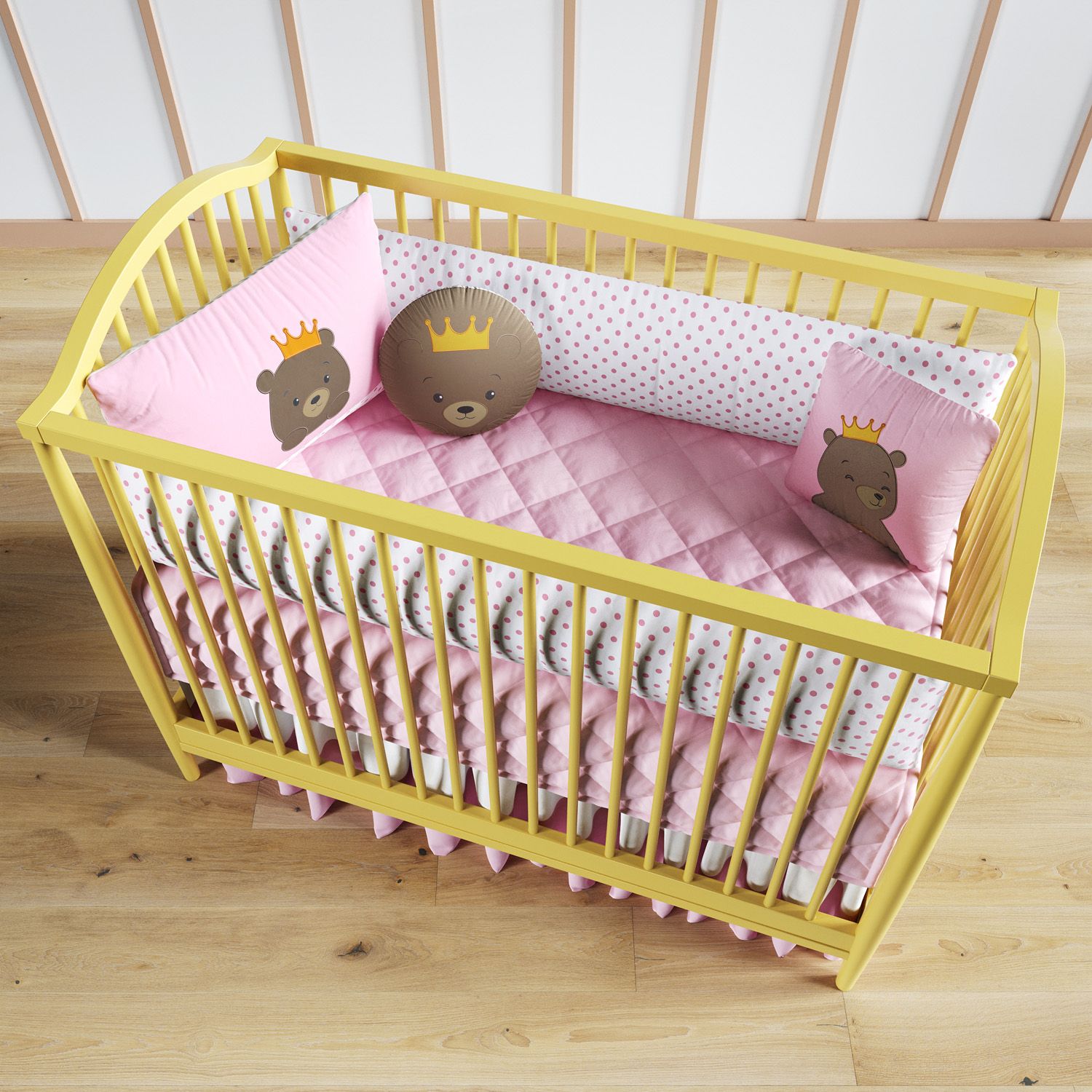 Kit Berço Ursa Princesa