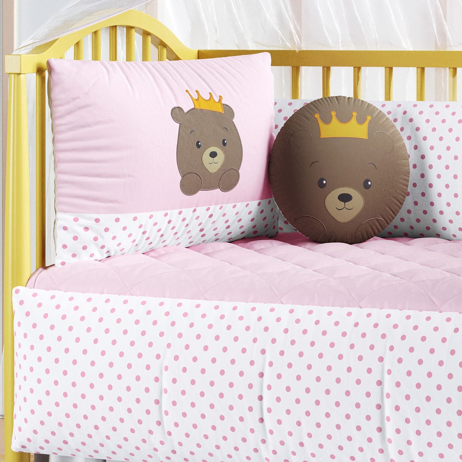 Kit Berço Ursa Princesa