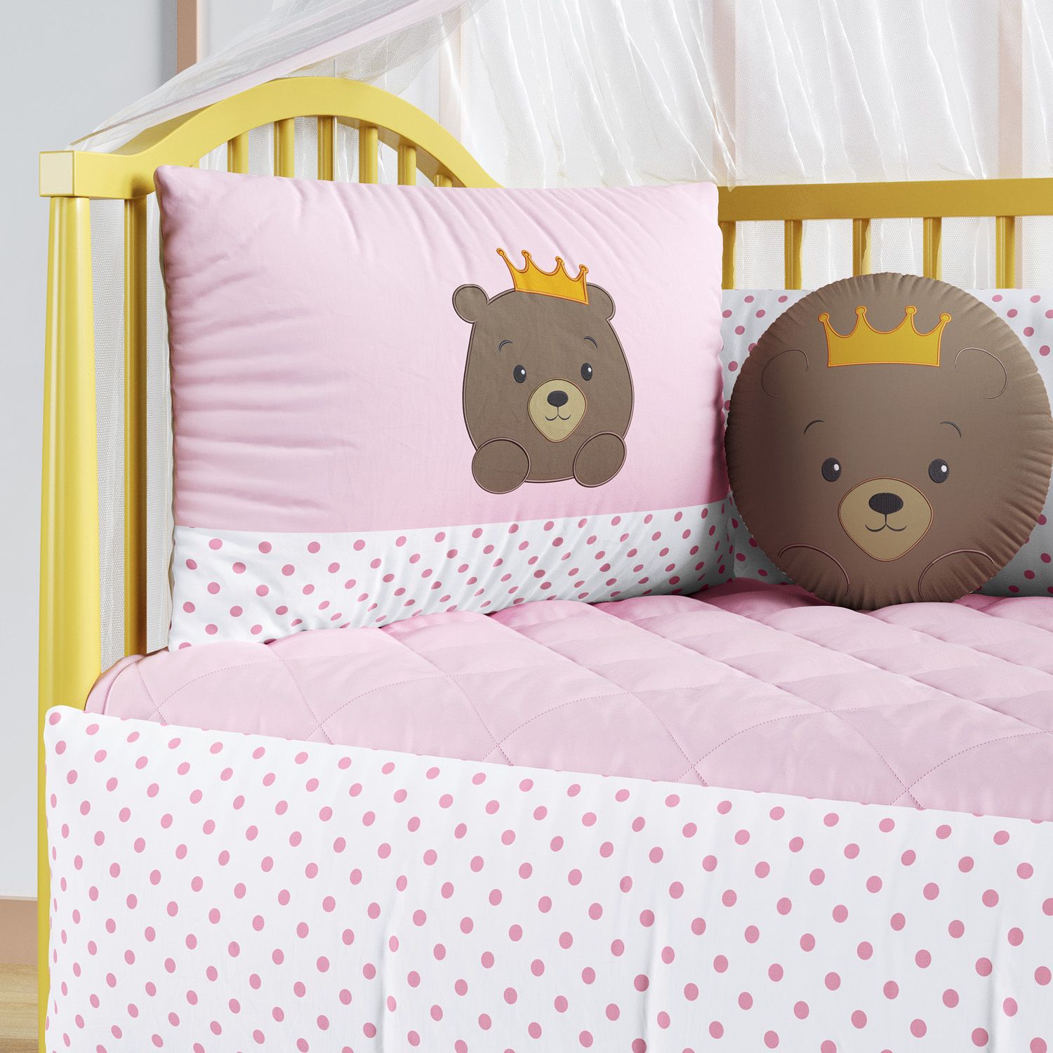 Kit Berço Ursa Princesa