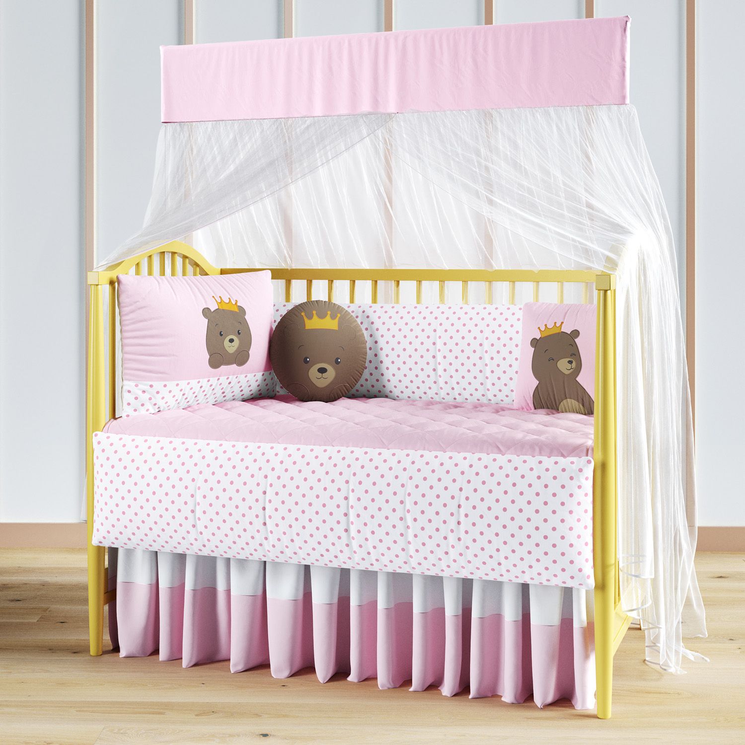 Kit Berço Ursa Princesa