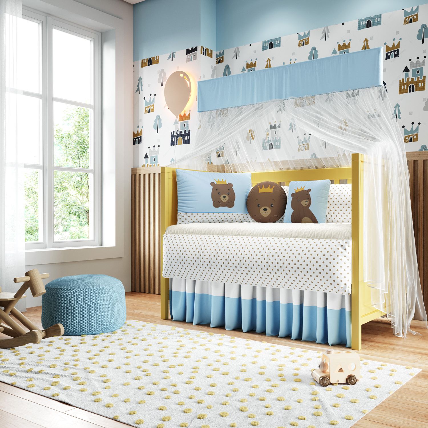 Kit Berço Ursinho Príncipe