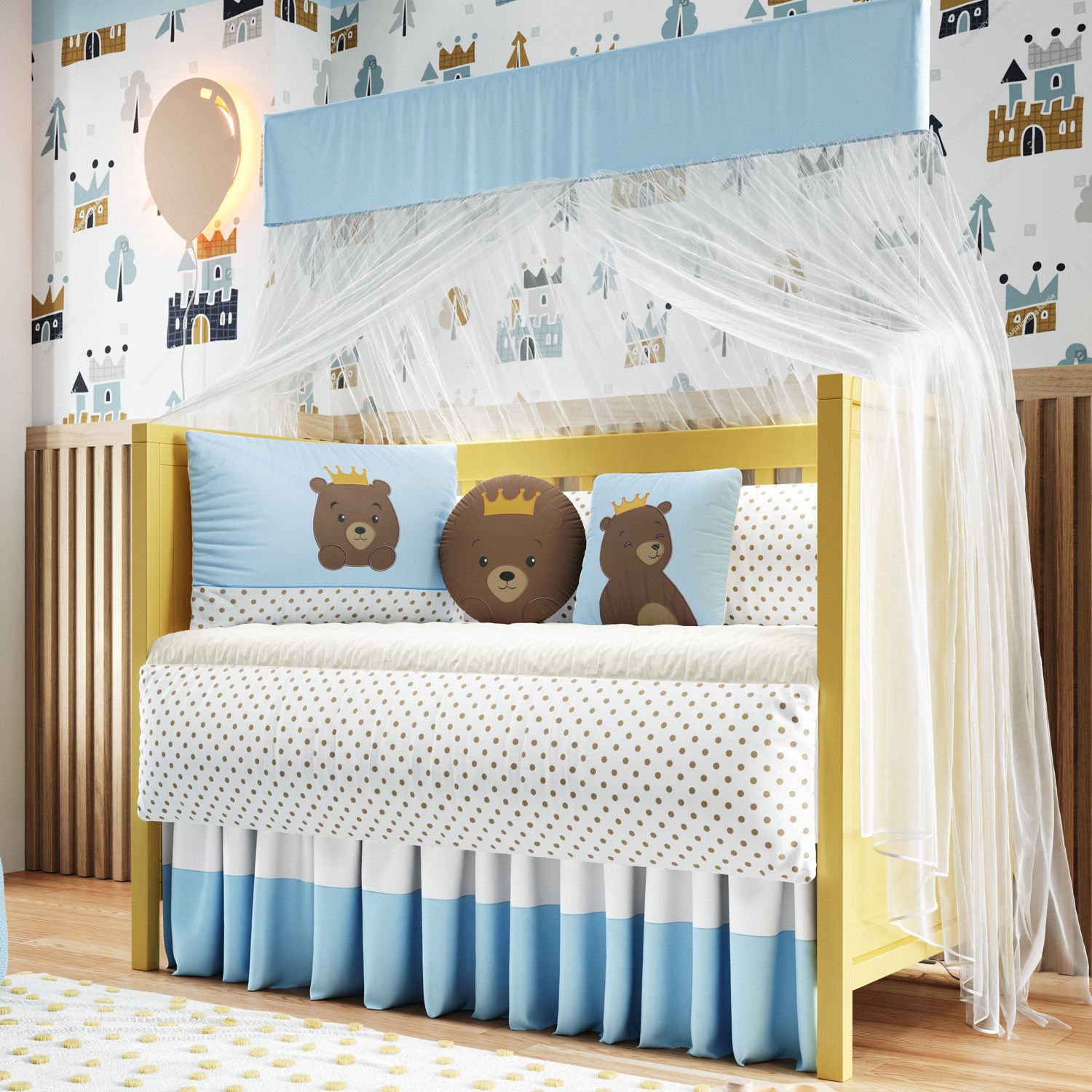 Kit Berço Ursinho Príncipe