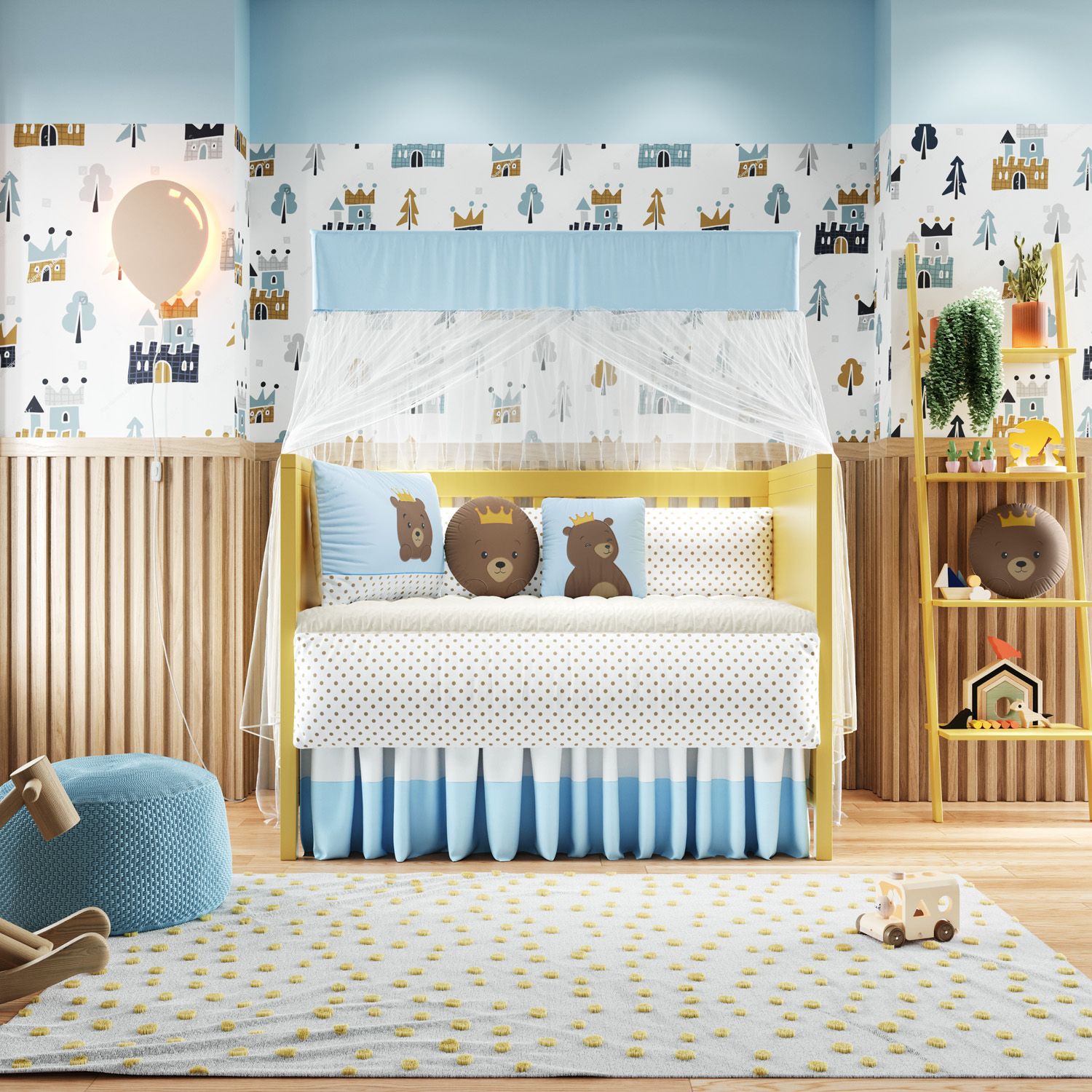 Kit Berço Ursinho Príncipe