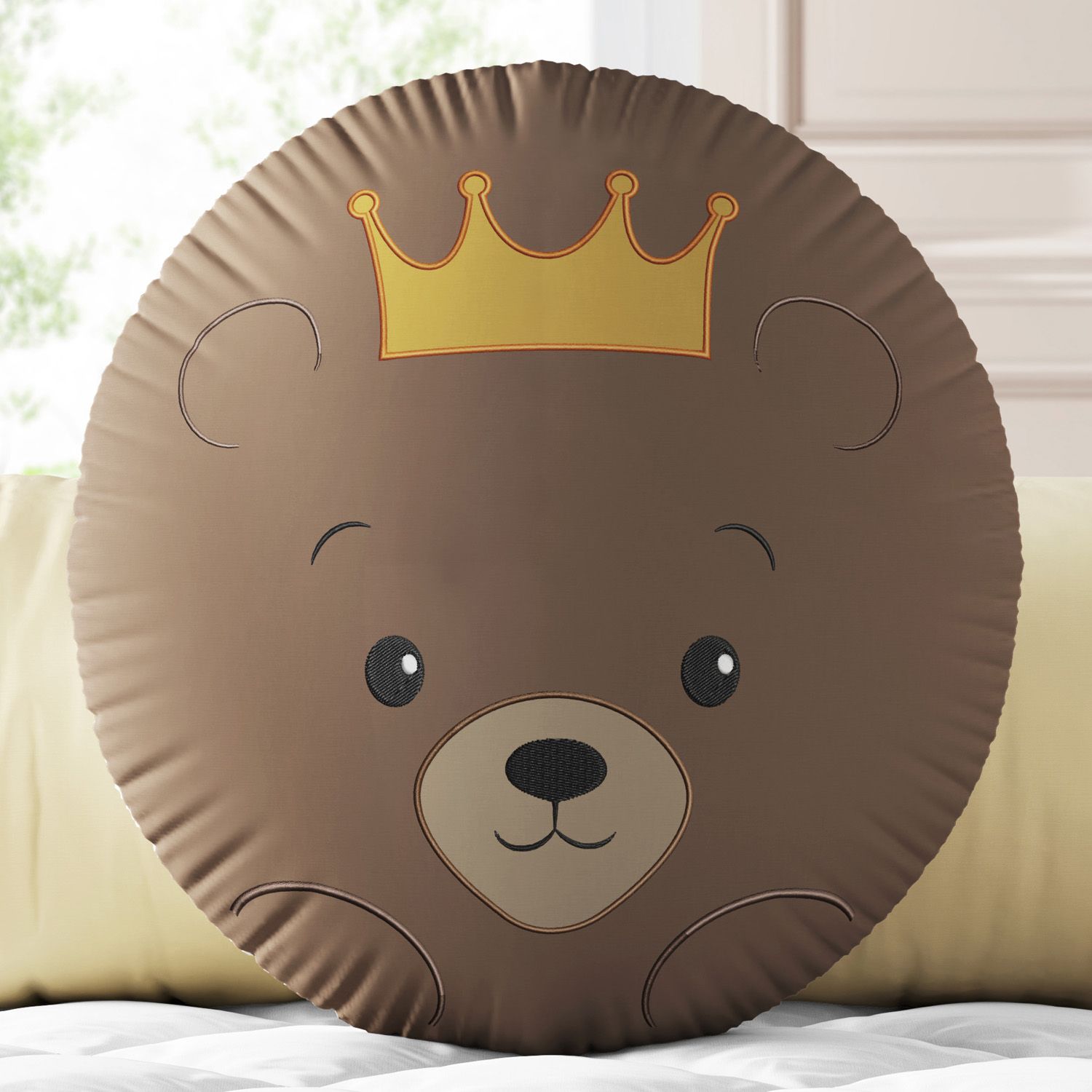 Almofada Redonda Ursinho Príncipe