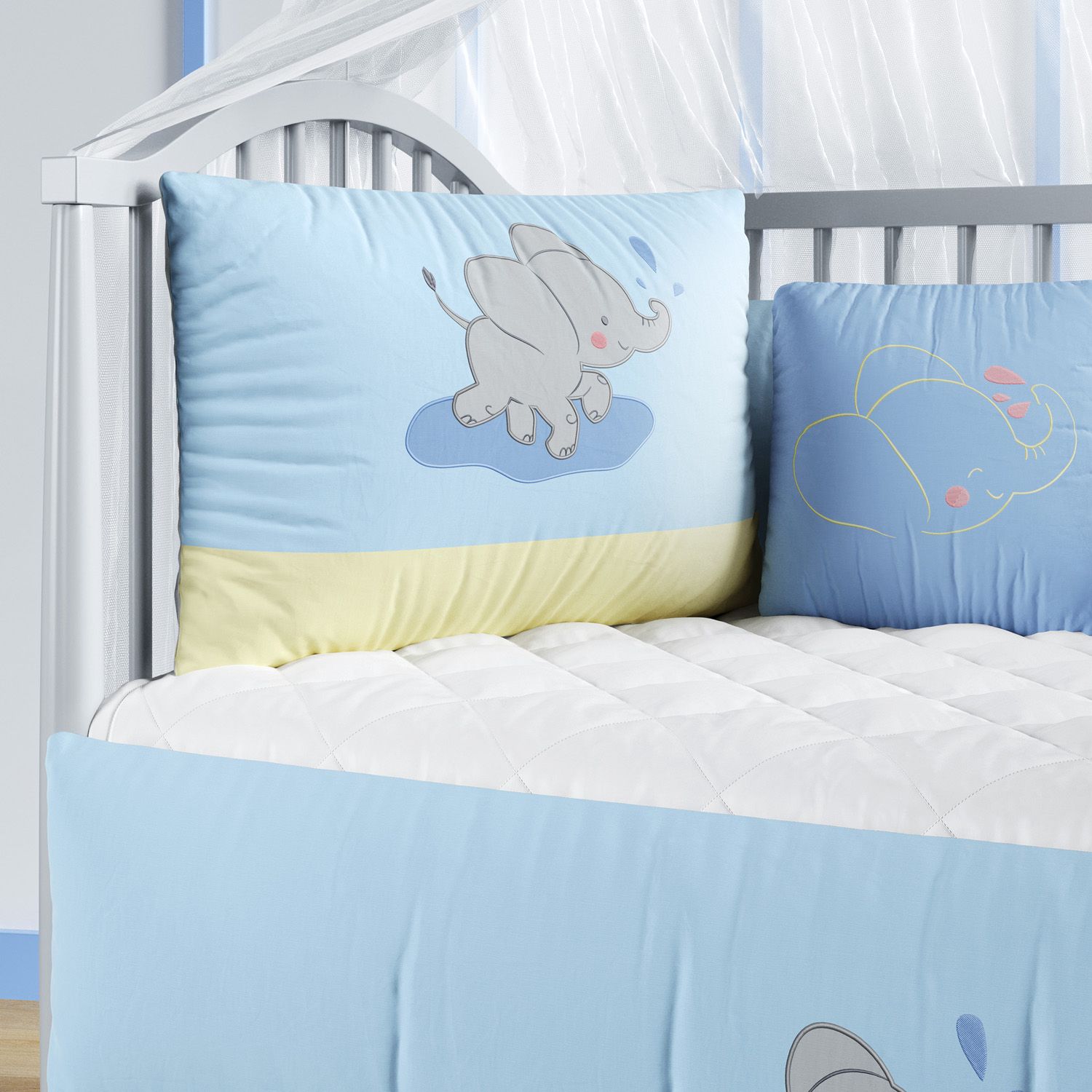 Kit Berço Elefantinho Baby