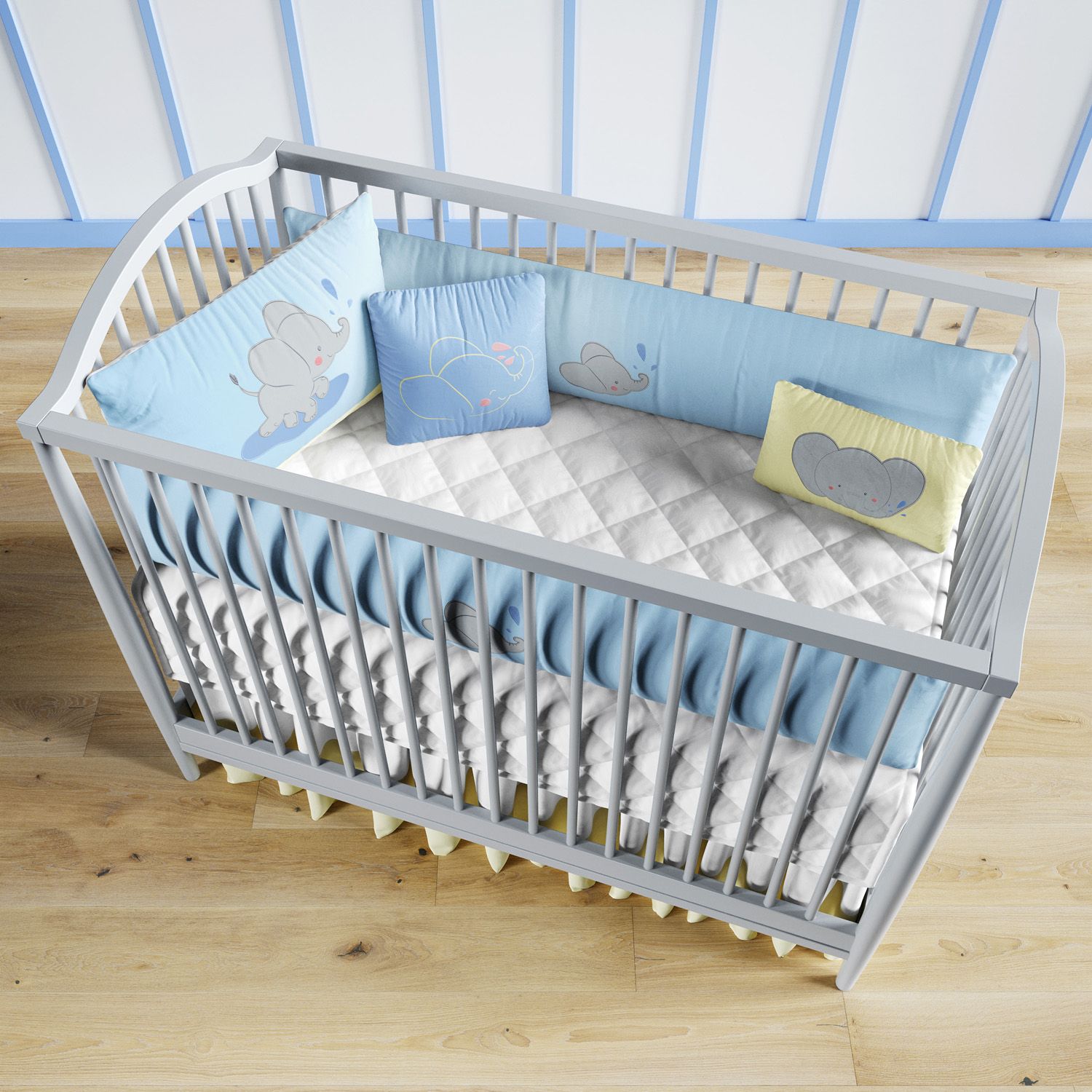 Kit Berço Elefantinho Baby