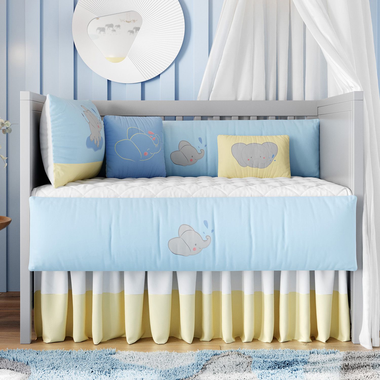 Kit Berço Elefantinho Baby