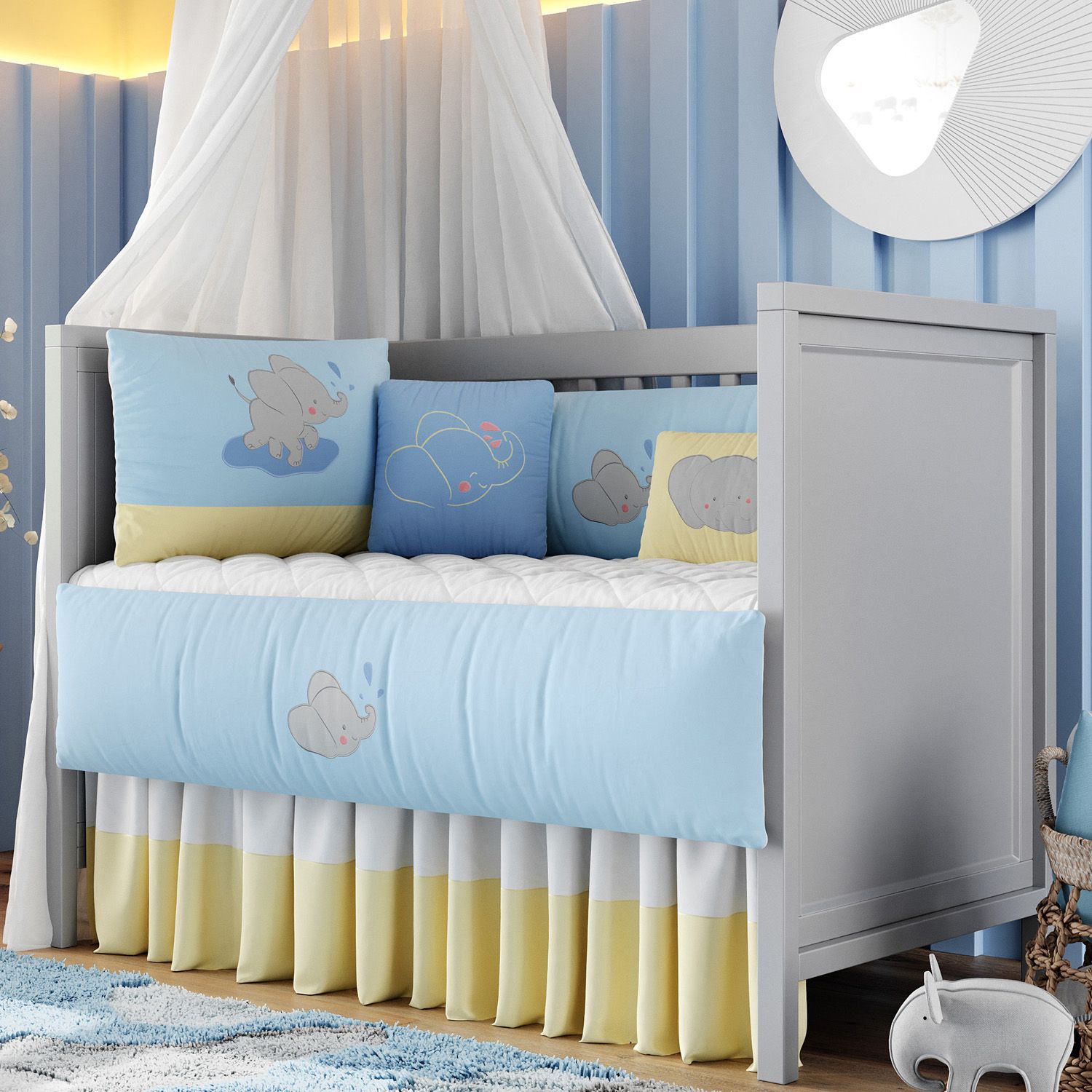 Kit Berço Elefantinho Baby