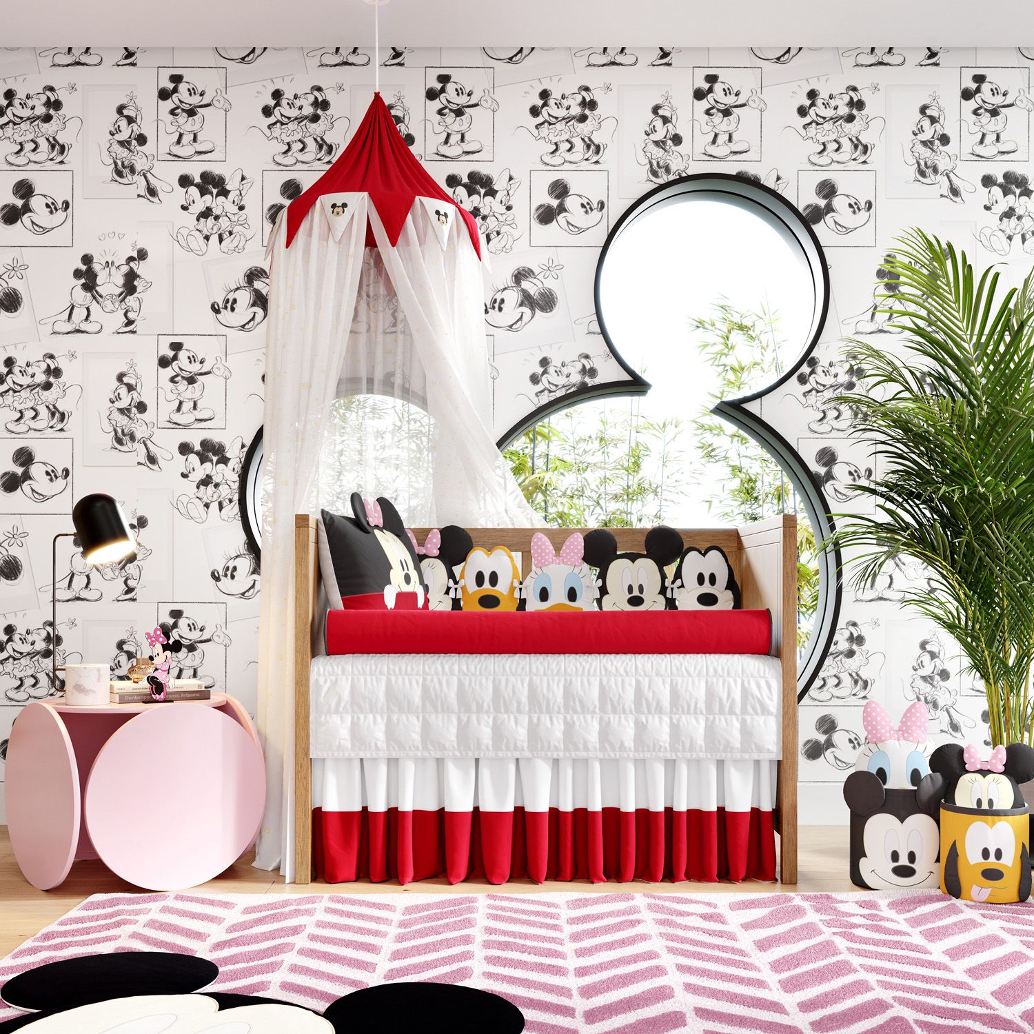 Kit Berço Amiguinhas Minnie Mouse