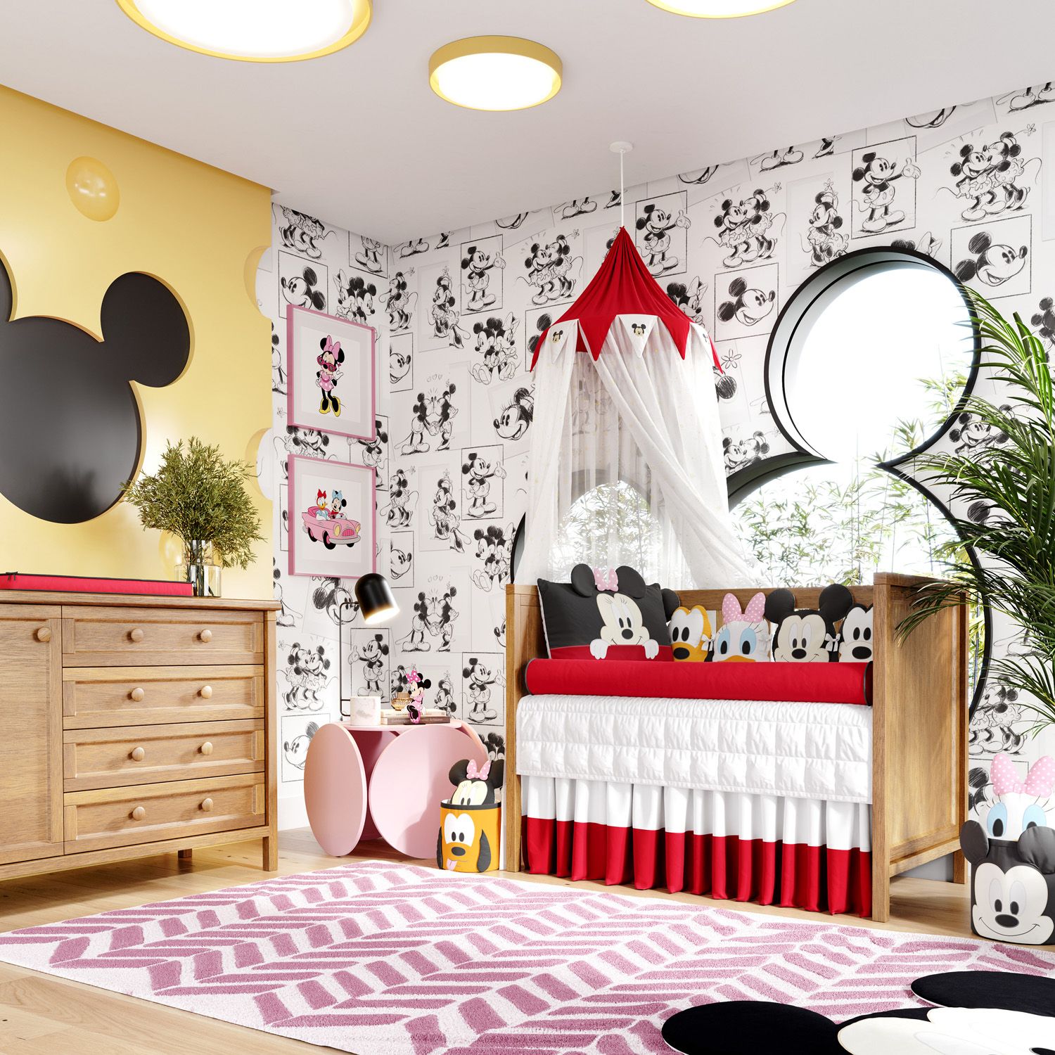 Kit Berço Amiguinhas Minnie Mouse