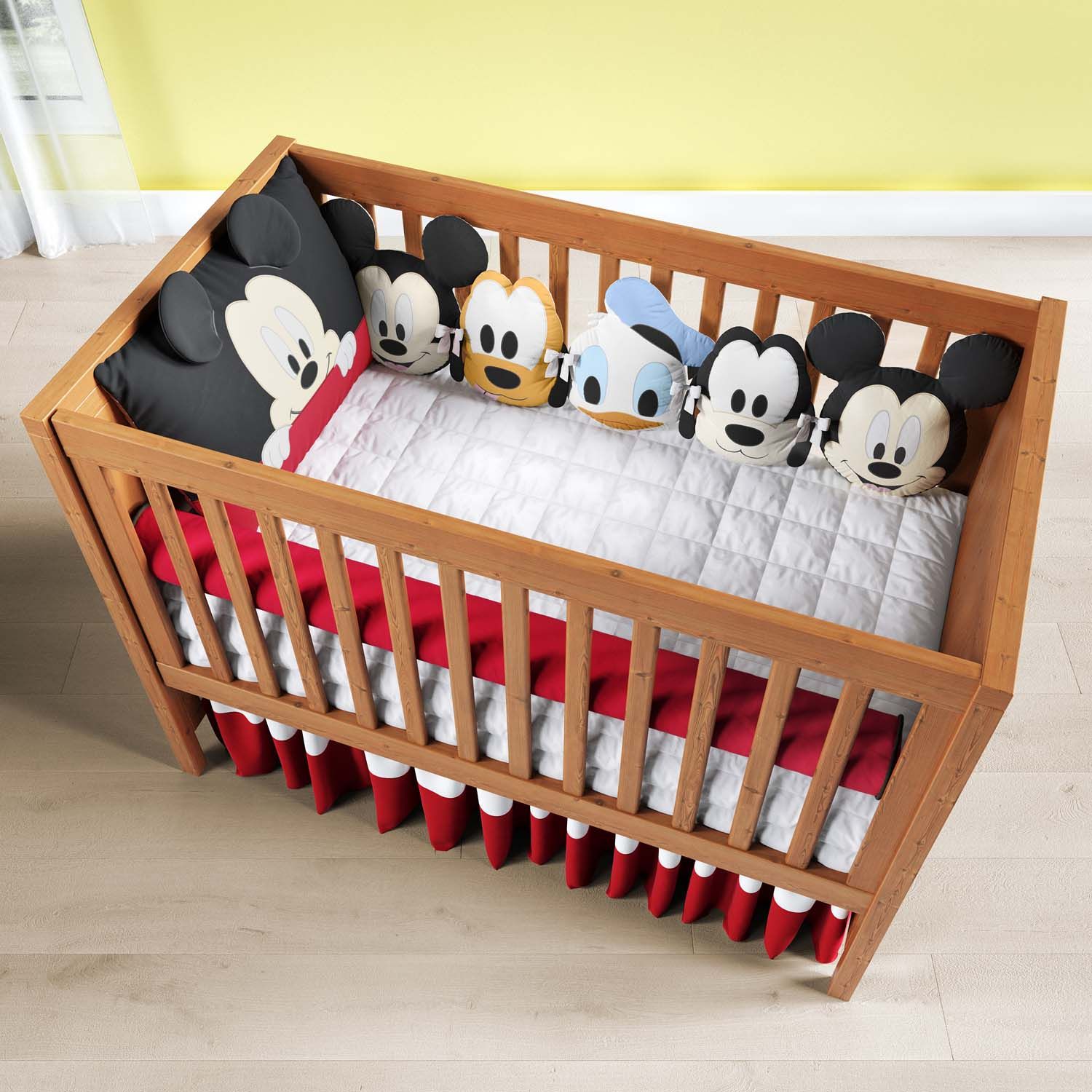 Kit Berço Amiguinhos Mickey Mouse