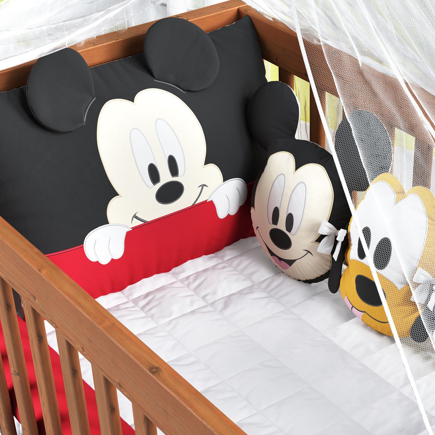 Kit Berço Amiguinhos Mickey Mouse