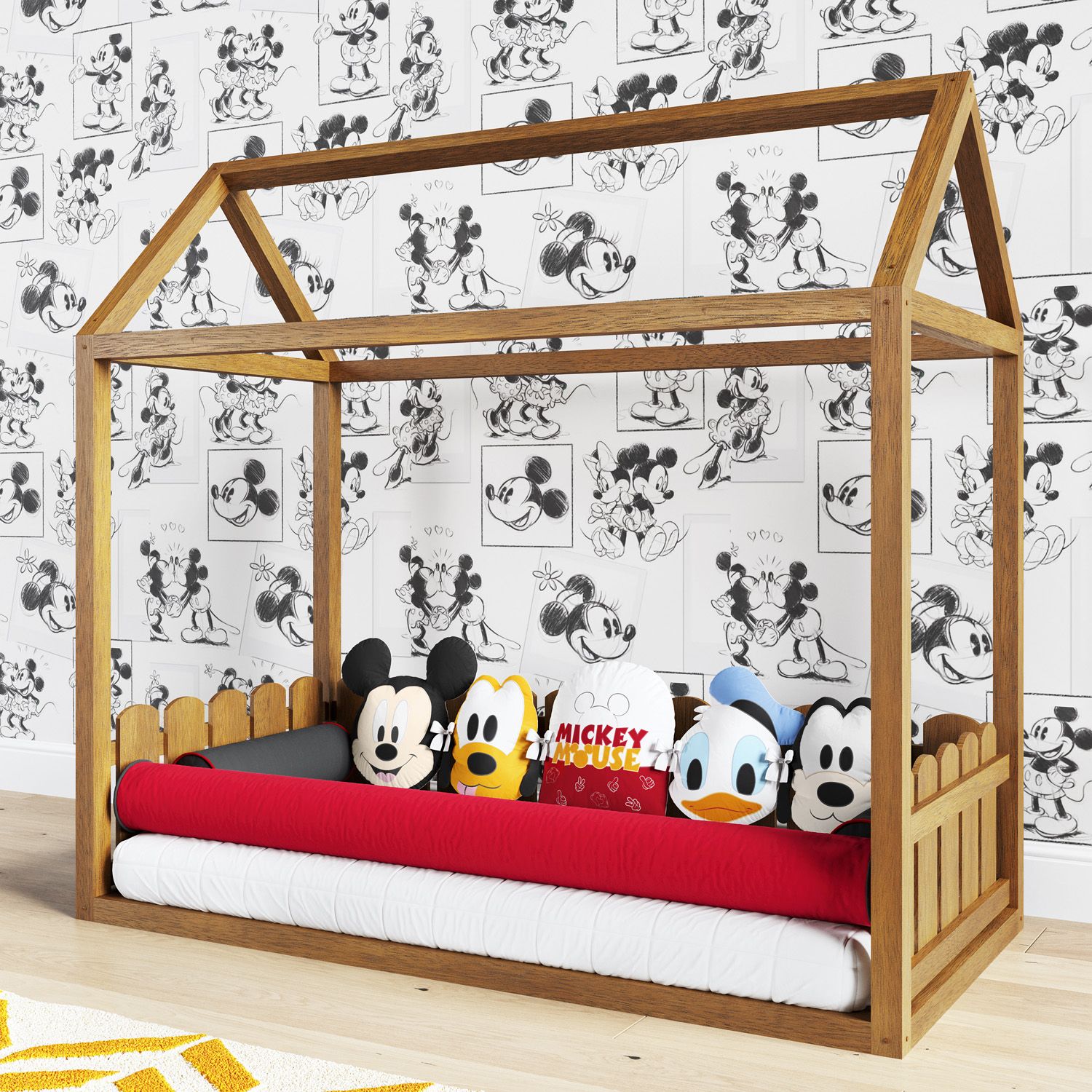 Kit Montessoriano Amiguinhos Mickey Mouse