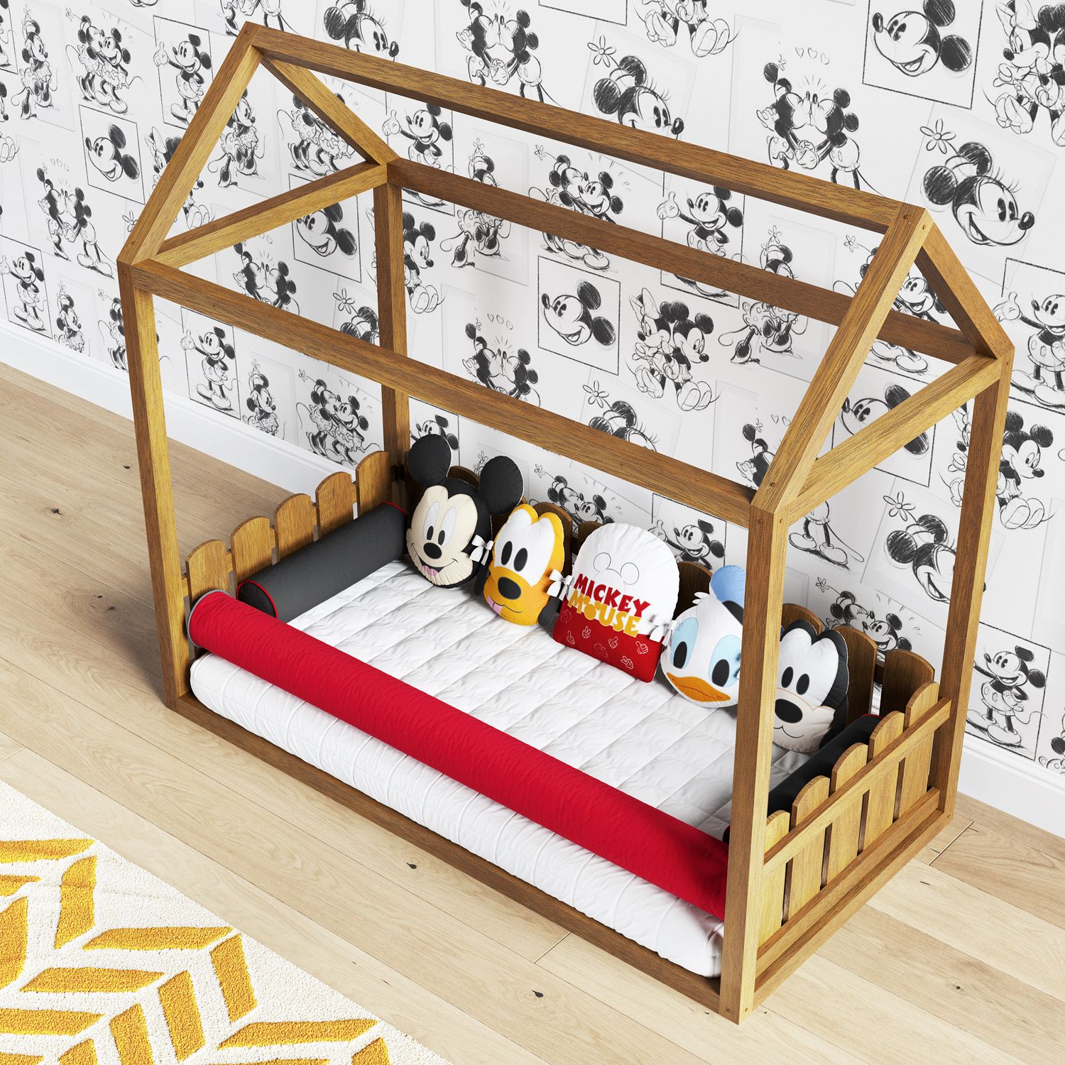 Kit Montessoriano Amiguinhos Mickey Mouse