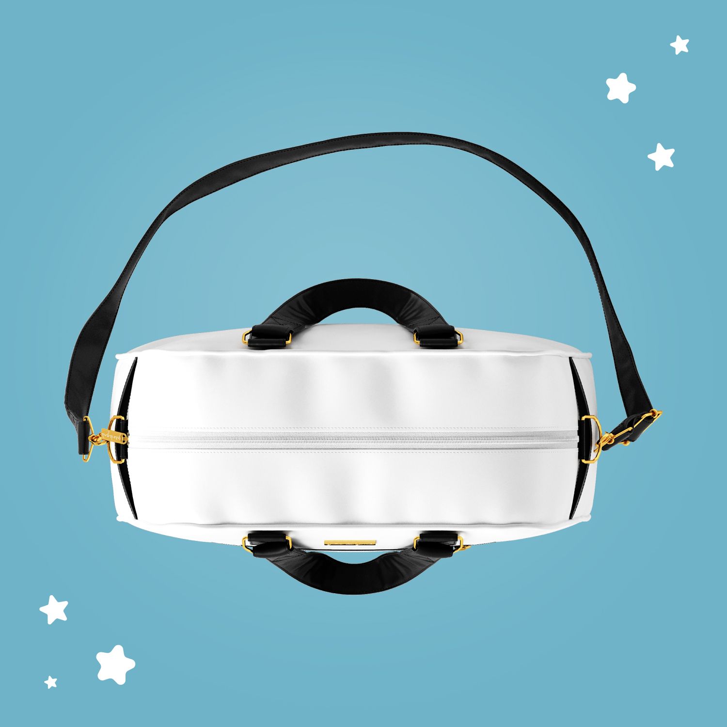 Bolsa Maternidade Mickey Mouse Branco e Preto 44cm